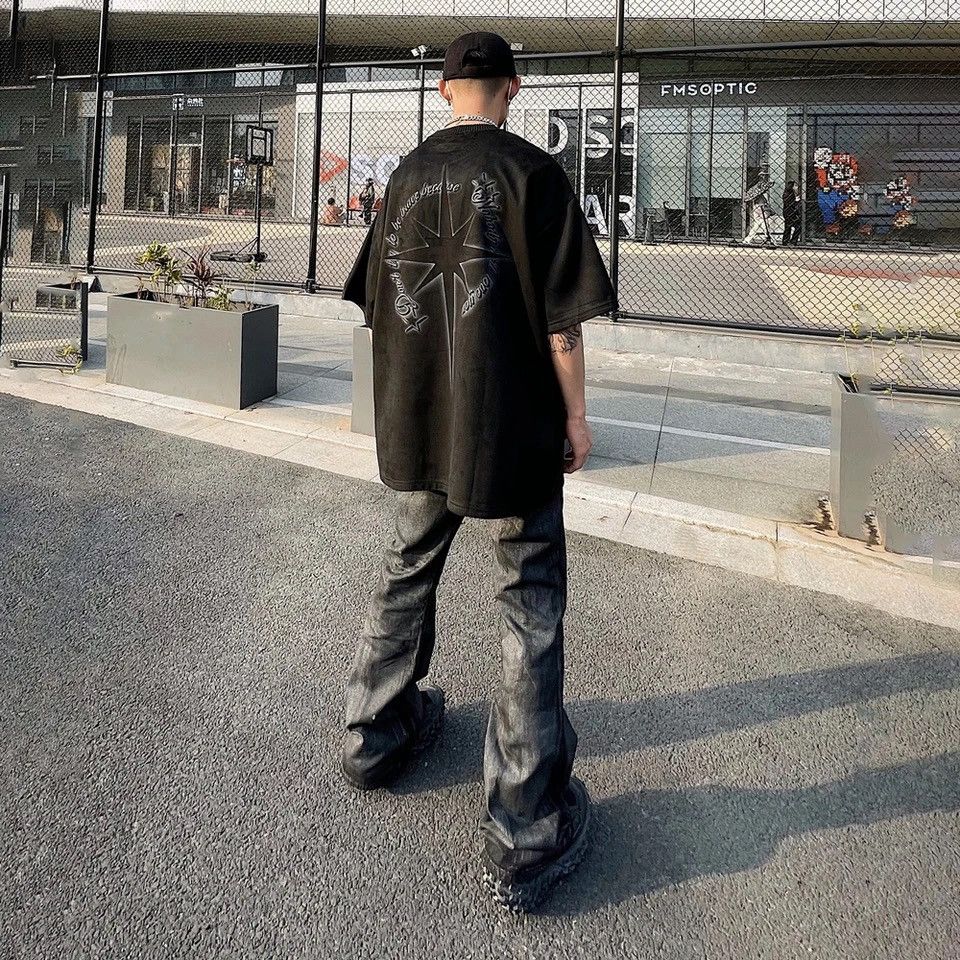 Japanese Brand × Vintage Black Vintage Jeans Men Baggy Streetwear Casual Size US 35 - 6 Thumbnail
