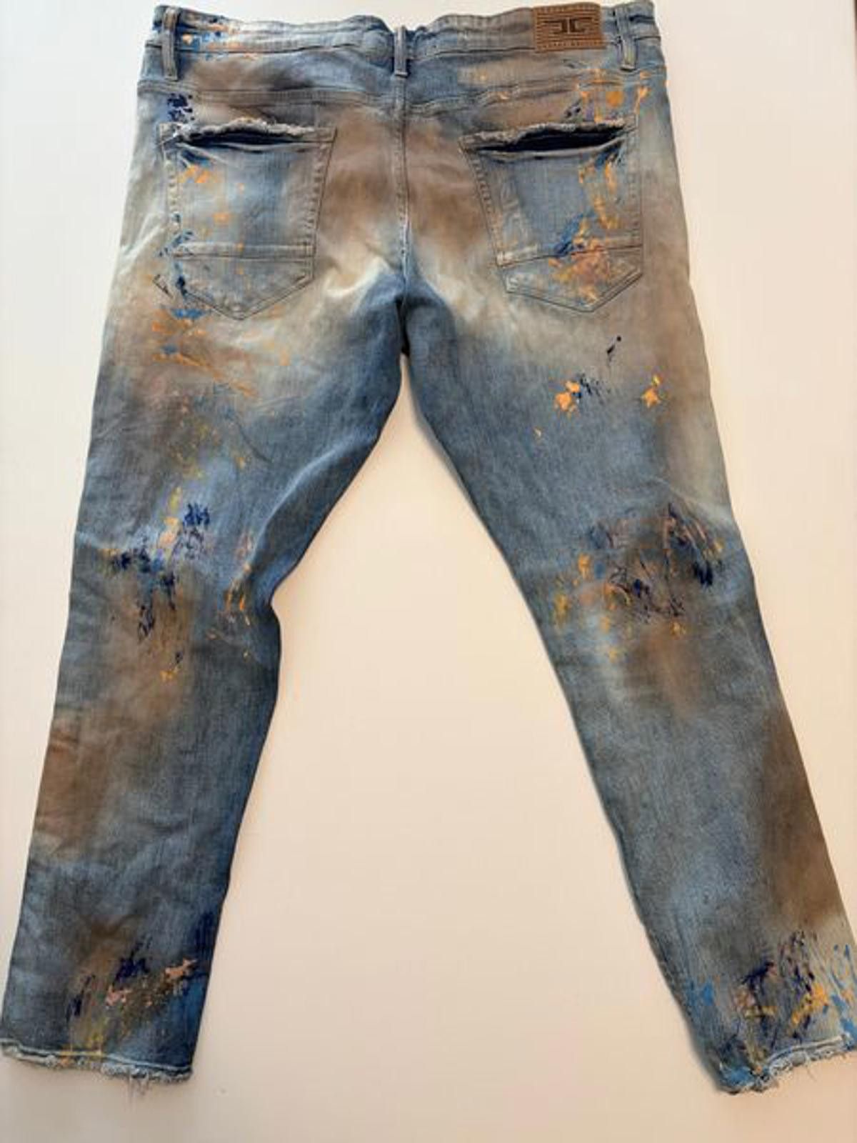 Jordan Craig Jordan Craig Legacy Distressed Splatter Jeans (Size 42x32) Size US 42 / EU 58 - 2 Thumbnail