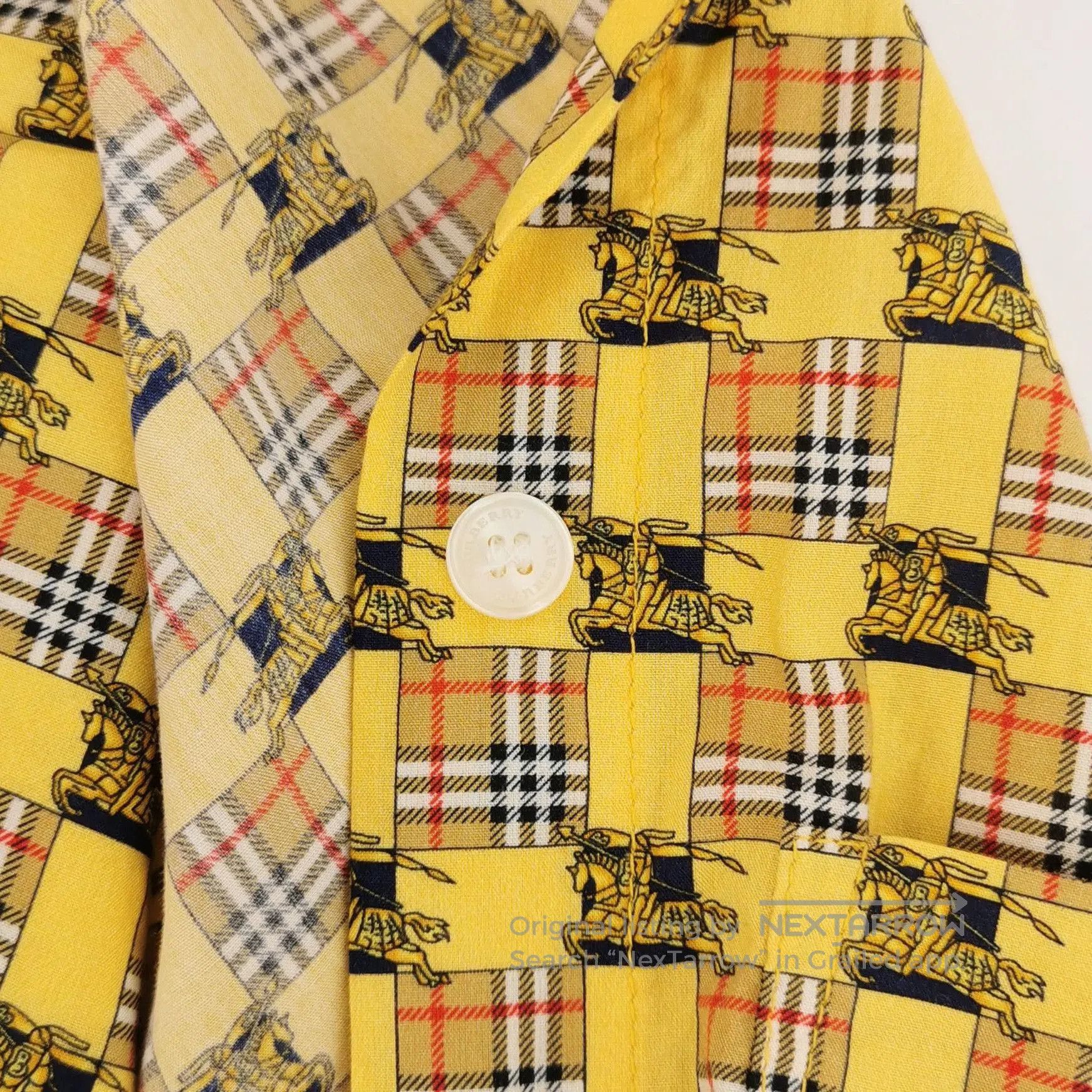 Burberry Burberry Colorful Graphic Pattern Short Sleeve Shirt . Size US S / EU 44-46 / 1 - 4 Thumbnail