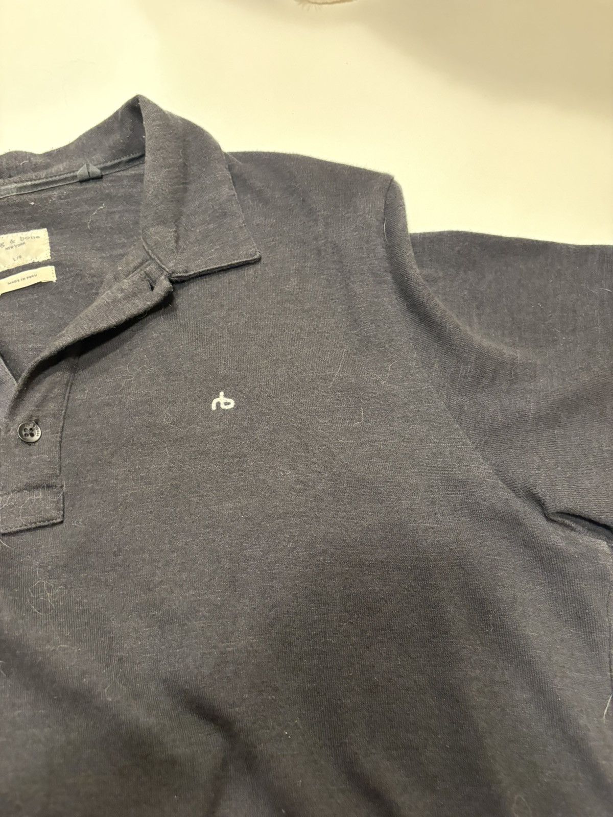 Rag & Bone Rag and Bone Black Polo Size US L / EU 52-54 / 3 - 3 Thumbnail