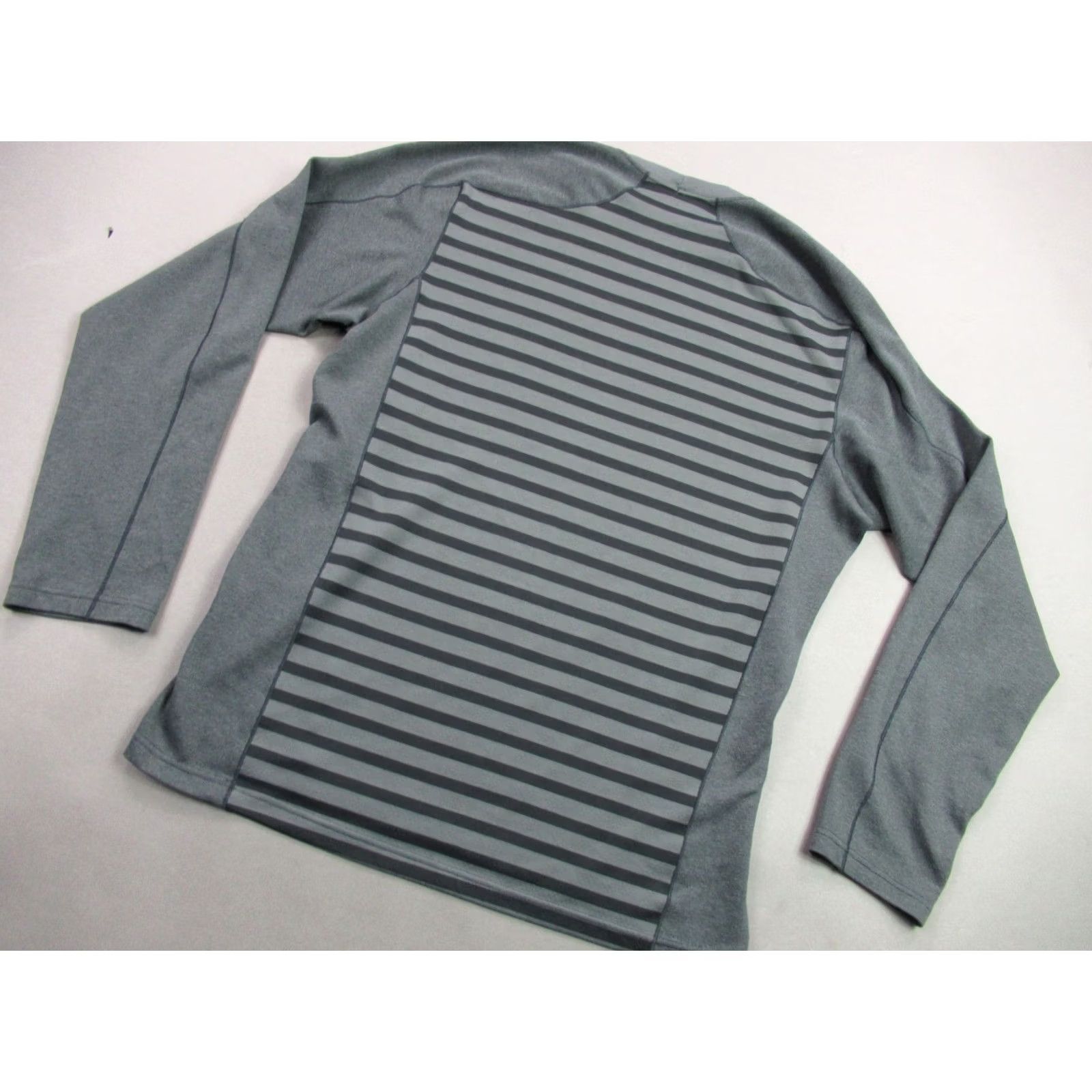 Patagonia Patagonia Mens Medium Gray Long Sleeve Crew Neck Outdoor Stripes Shirt Size US M / EU 48-50 / 2 - 6 Thumbnail