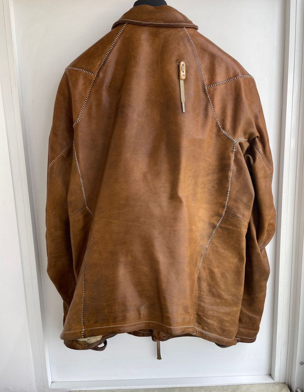 Boris Bidjan Saberi BBS J2 FMM 20002 Leather Jacket Size US XL / EU 56 / 4 - 2 Thumbnail