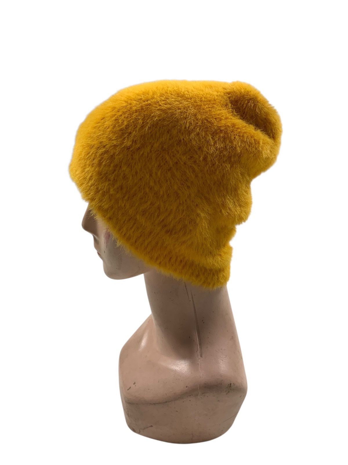 Japanese Brand Fuzzy mohair beanie hats rare Size ONE SIZE - 2 Thumbnail