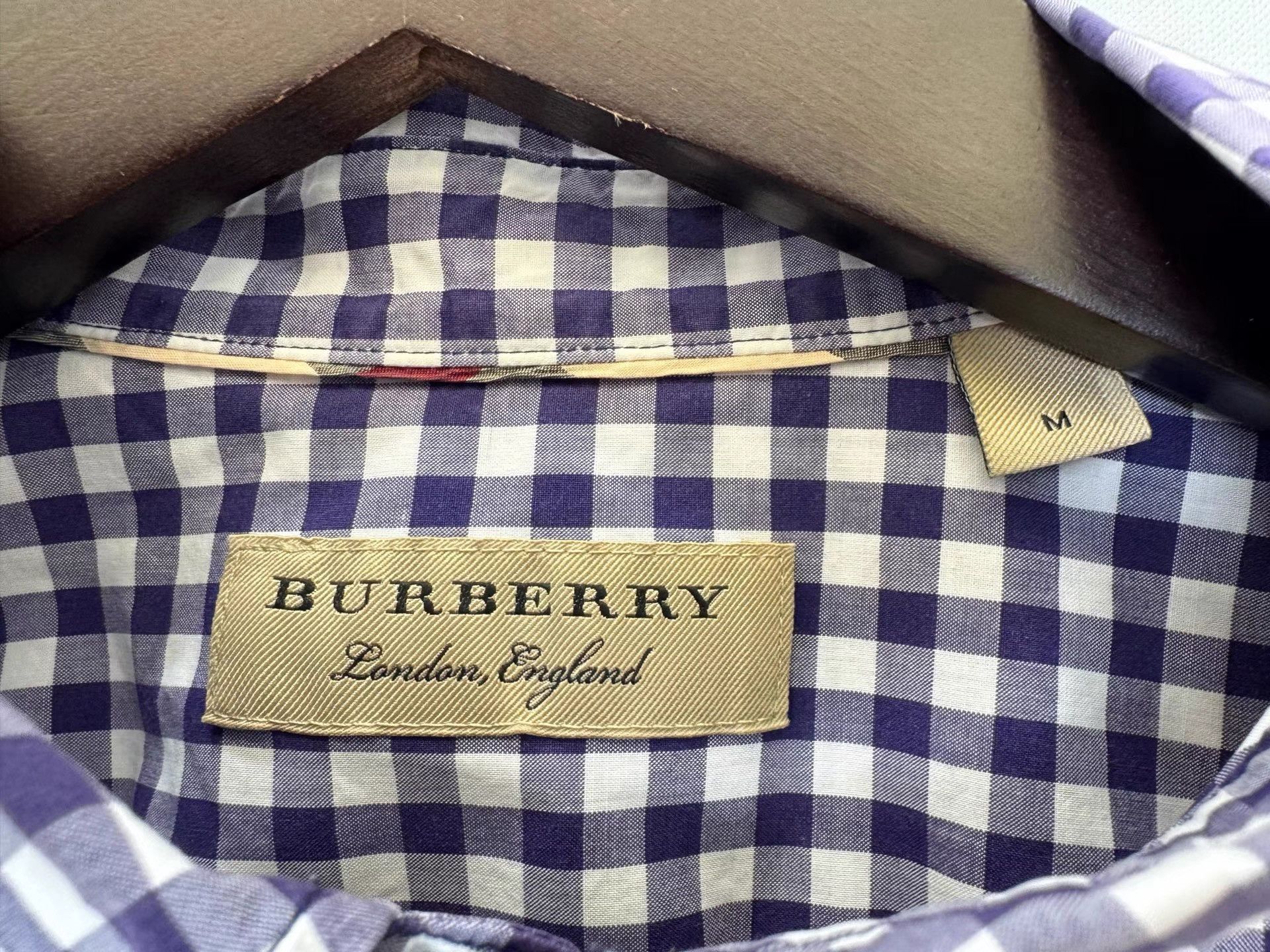 Burberry Burberry Check Knight Embroidered Short Sleeve Shirt K36 Size US M / EU 48-50 / 2 - 3 Thumbnail