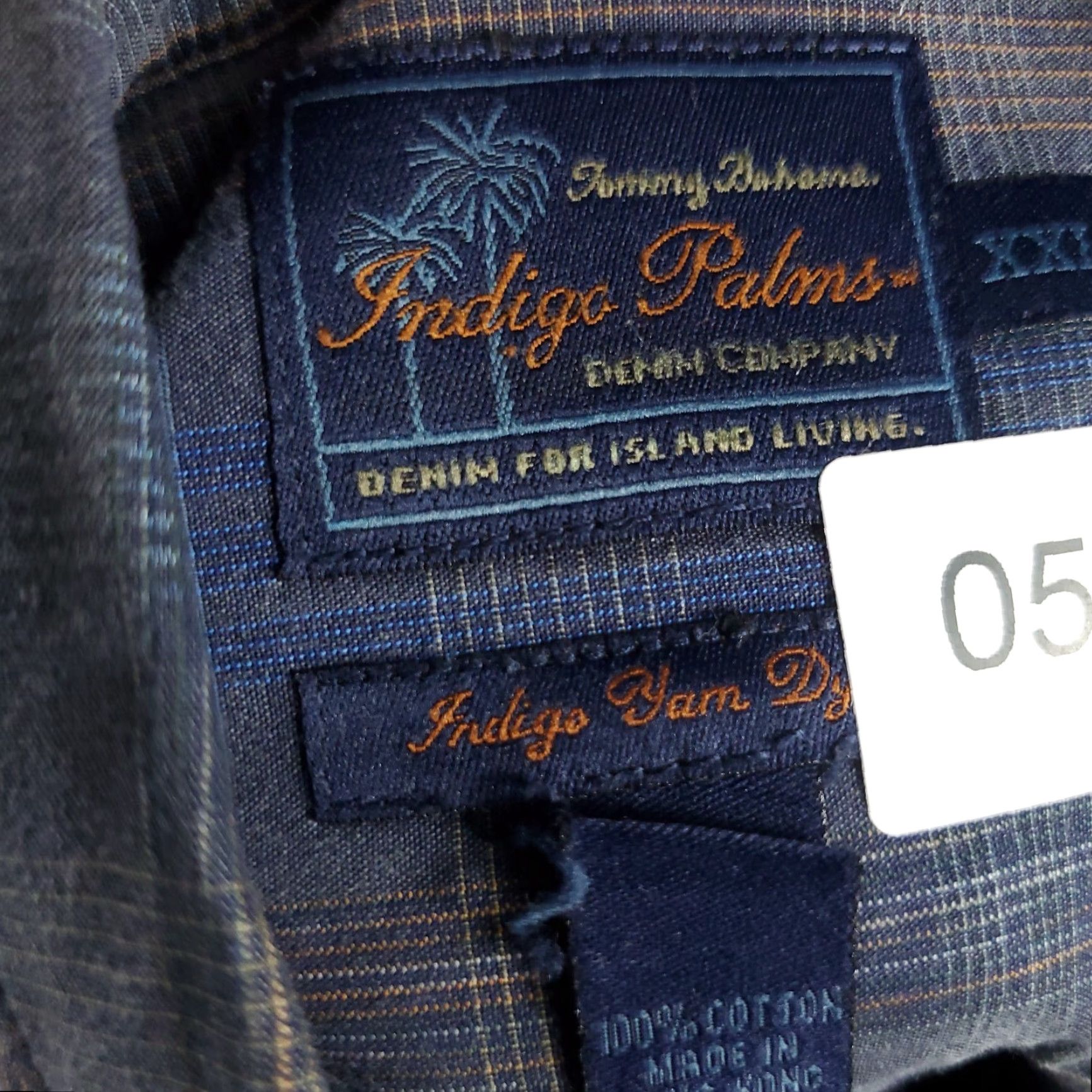 Tommy Bahama Tommy Bahama Blue Plaid Button-Up Shirt Mens Medium Long Sleeve Casual Size US M / EU 48-50 / 2 - 7 Thumbnail