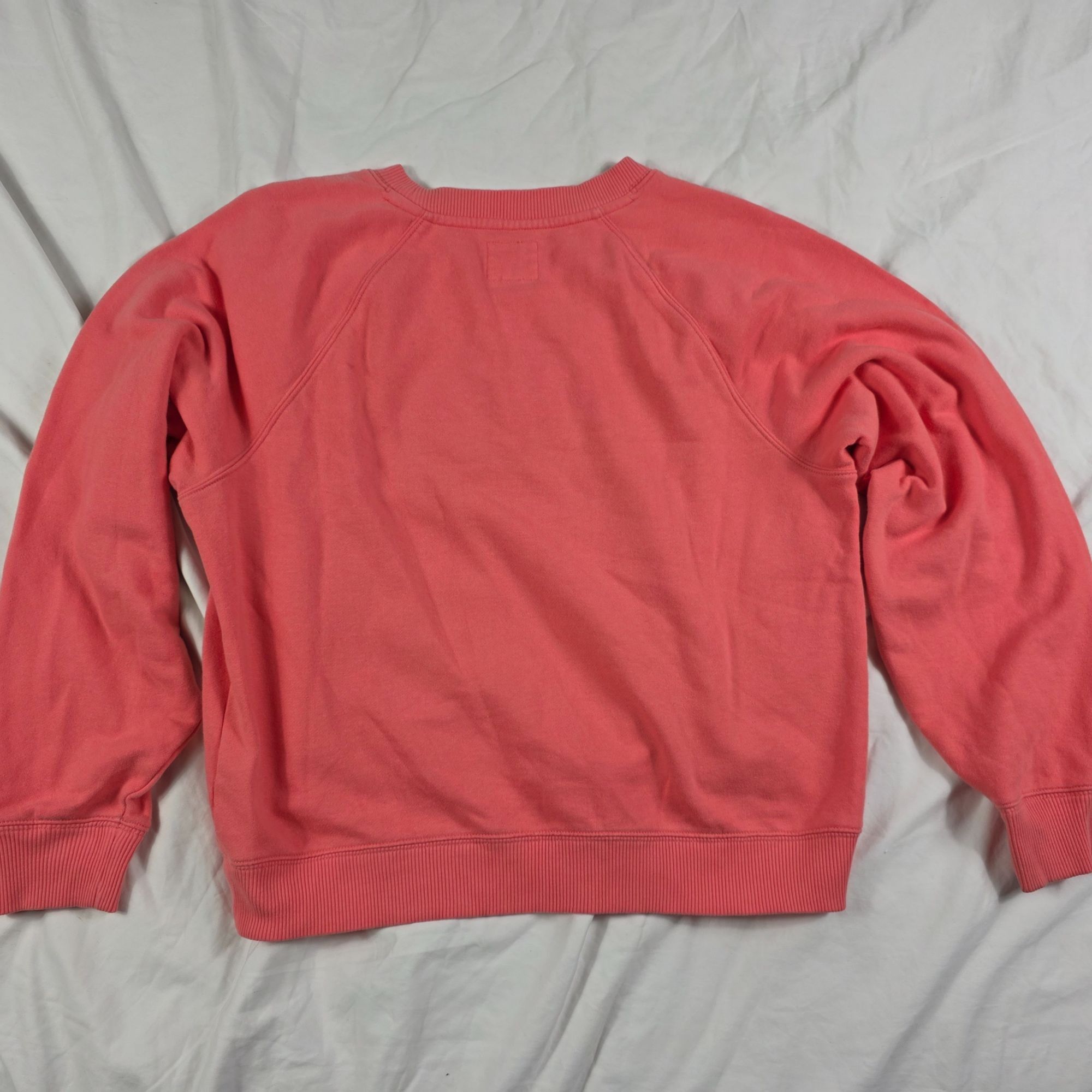 American Eagle Outfitters American Eagle A Eagle Womens Large Pink Logo Sweatshirt Cre Size L / US 10 / IT 46 - 2 Thumbnail