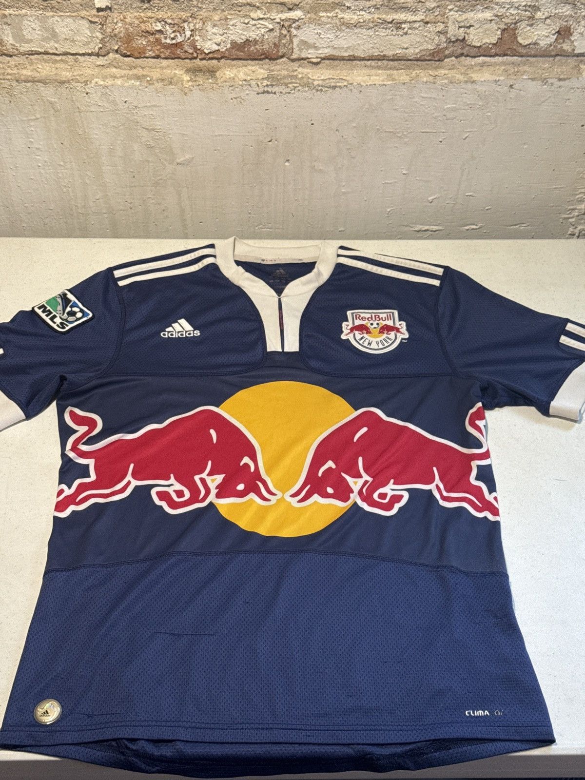 Adidas NY Red Bulls Jersey Size US L / EU 52-54 / 3 - 1 Thumbnail