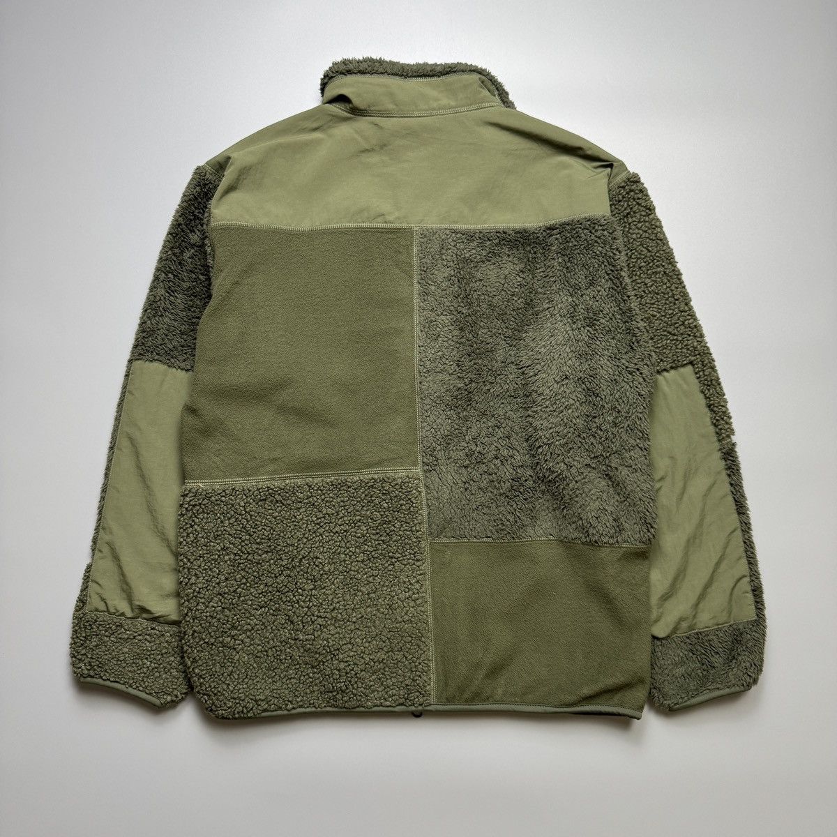 Engineered Garments × Uniqlo Uniqlo x Engineered Garments - Fleece Army Green Jacket Size US M / EU 48-50 / 2 - 2 Thumbnail