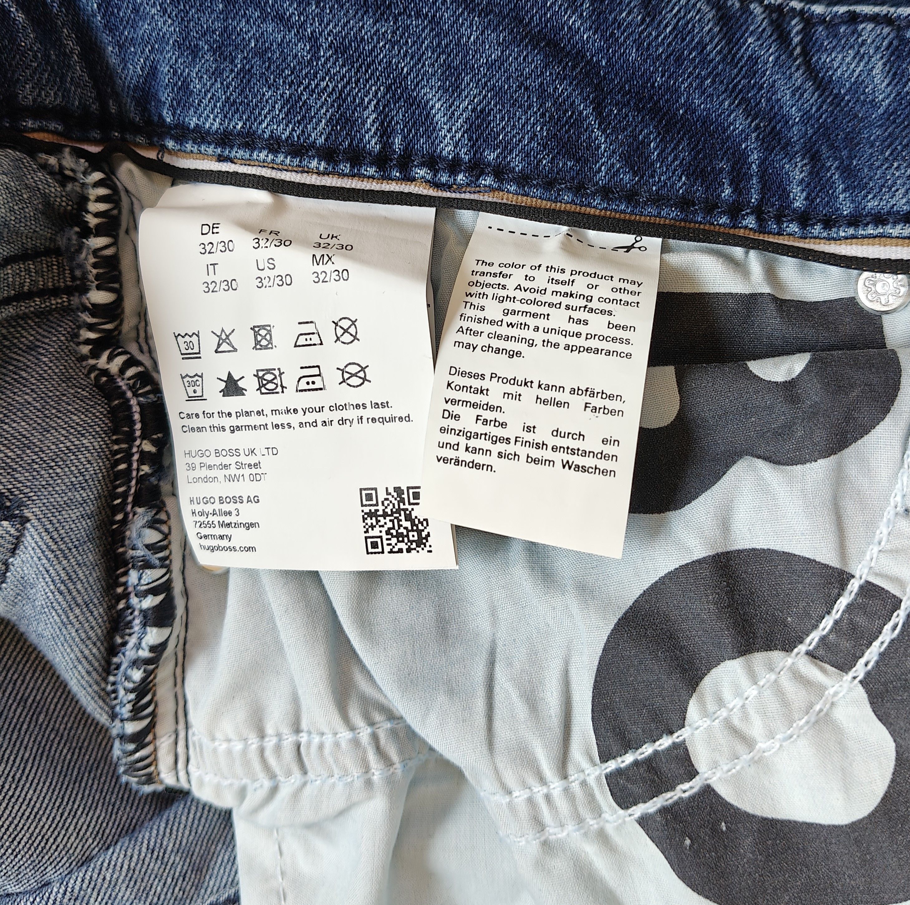 Hugo Boss BOSS RE.MAINE Regular fit men's Jeans Free Shipping T/6089 Size US 32 / EU 48 - 8 Thumbnail
