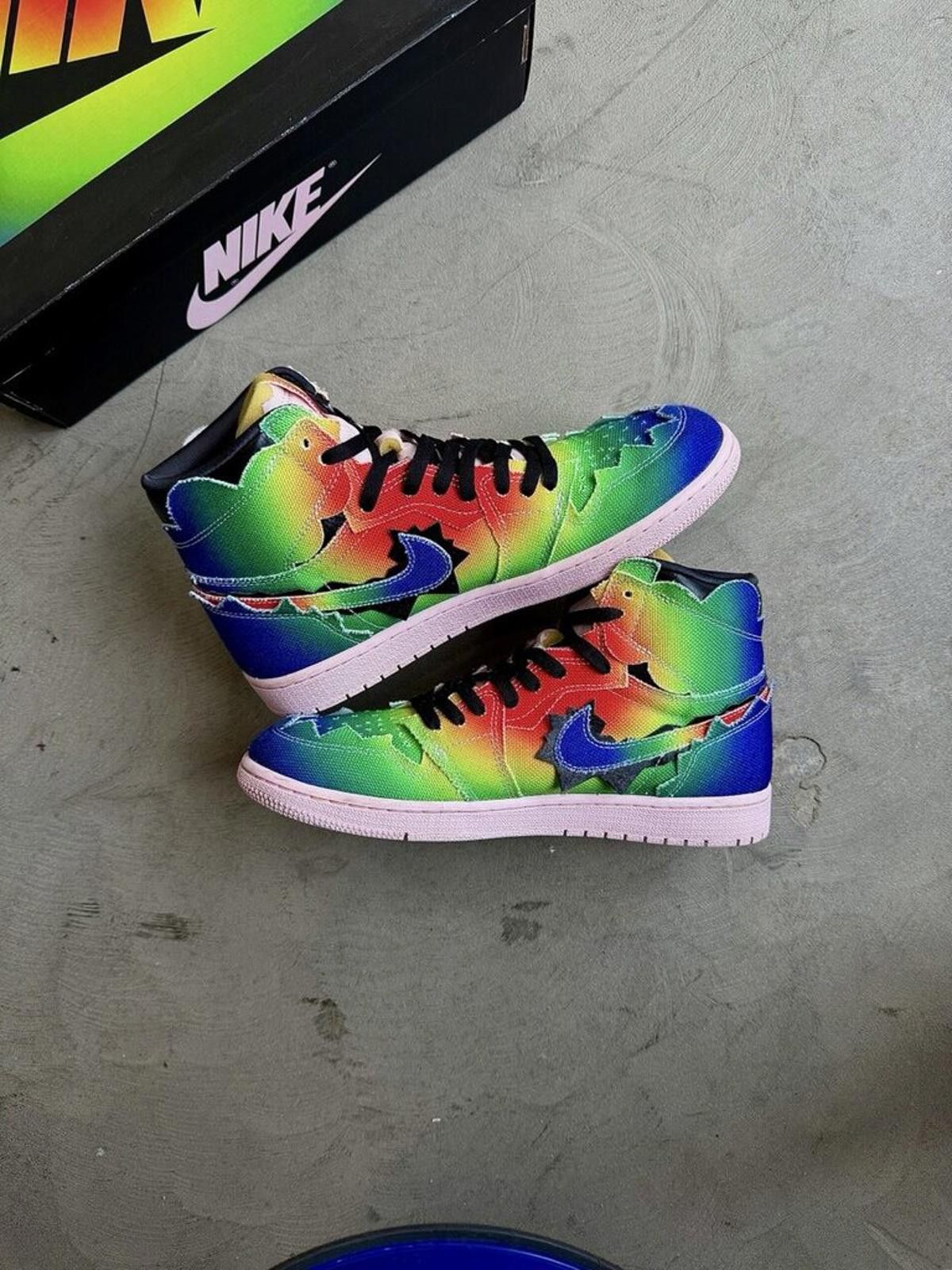 Jordan Brand Jordan 1 High J Balvin Sz. 12 Size ONE SIZE - 2 Thumbnail