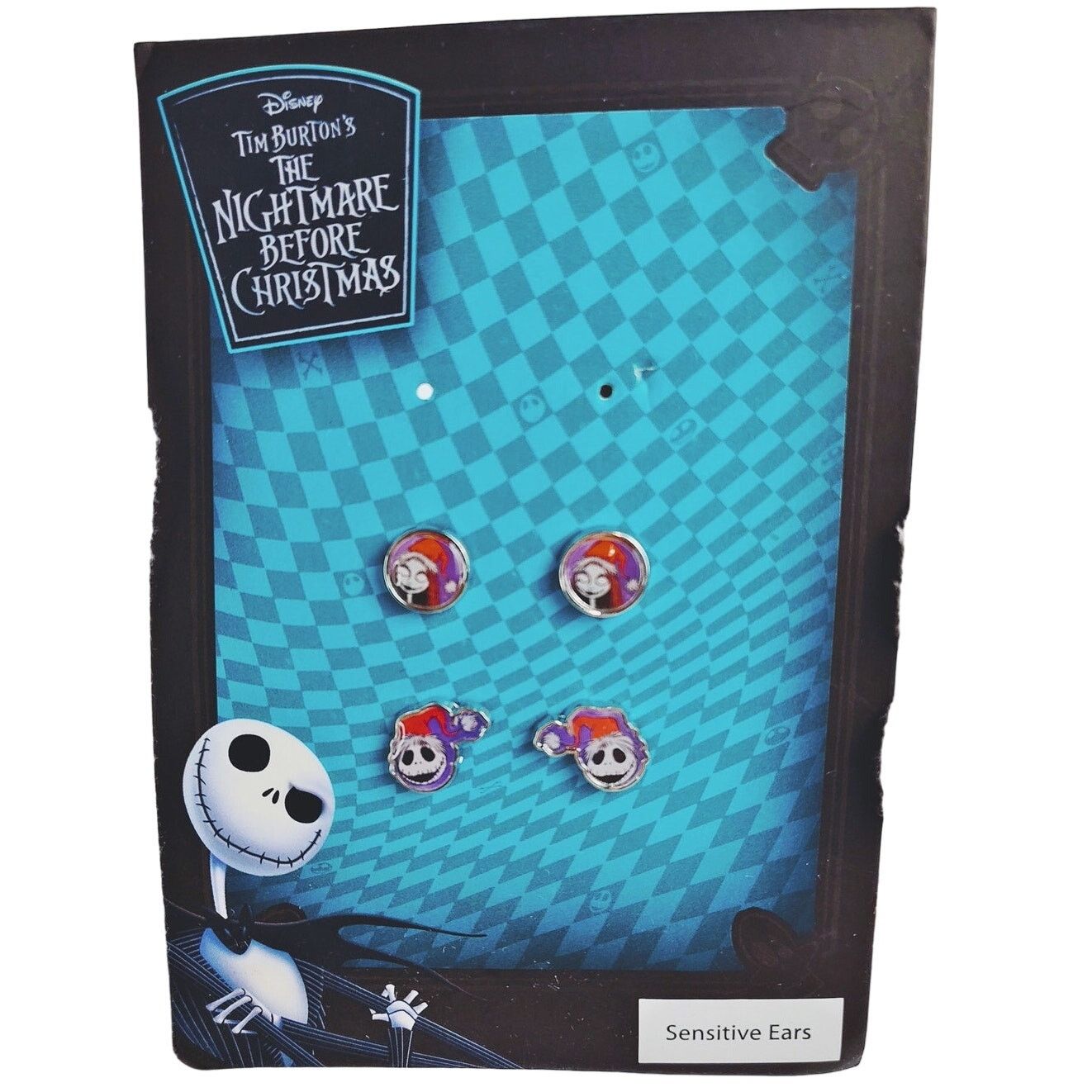 Disney Disney Nightmare Before Christmas Jack & Sally Earrings NWT Size ONE SIZE - 1 Thumbnail