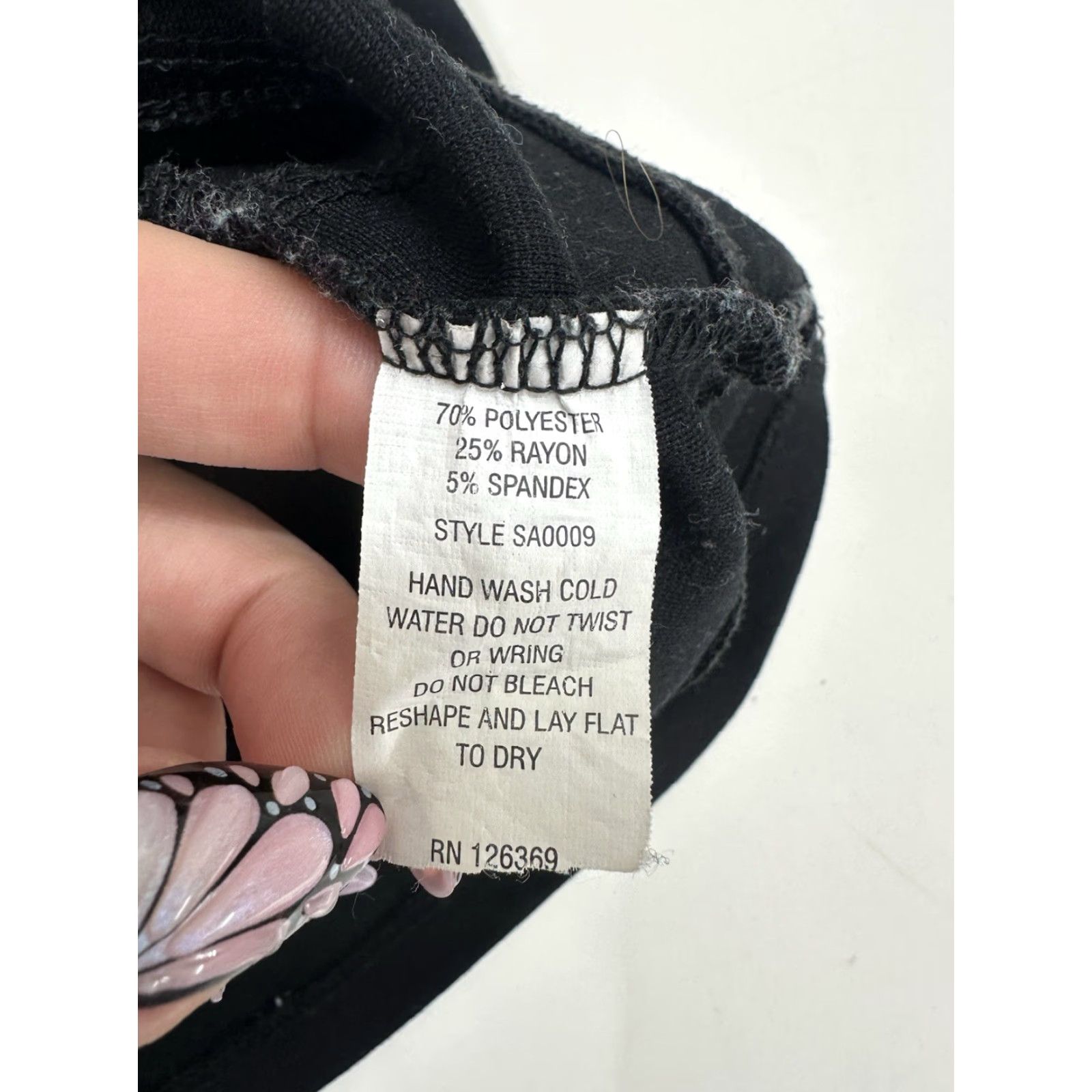 Vintage Basic House Skirt Womens Small Black Elastic Waist Pull On Mini Short Workwear Casual Size 28" / US 6 / IT 42 - 4 Thumbnail