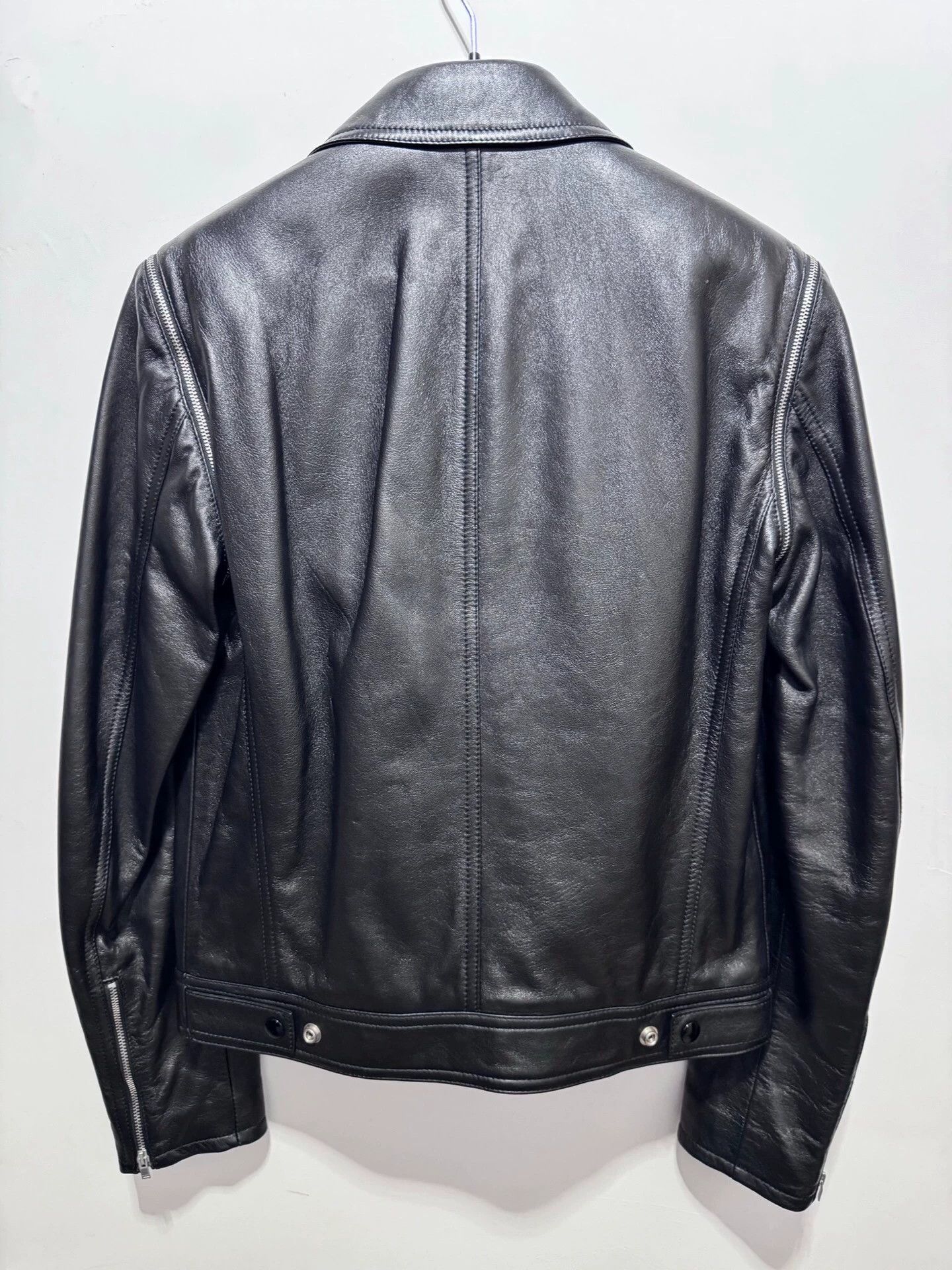 Saint Laurent Paris Saint Laurent SLP lambskin five-zip motorcycle jacket Size US S / EU 44-46 / 1 - 2 Thumbnail