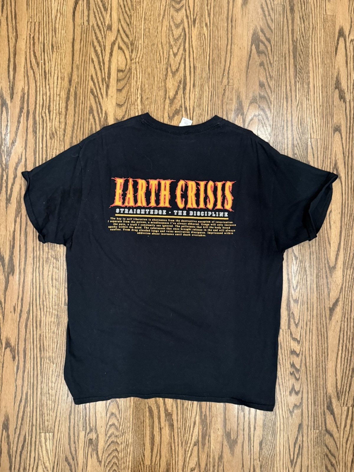 Other Earth Crisis | Straight Edge the Disicipline Shirt - XL Size US XL / EU 56 / 4 - 2 Thumbnail
