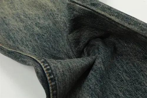 Jean Distressed washed loose pocket ripped flared jeans Size US 32 / EU 48 - 8 Thumbnail