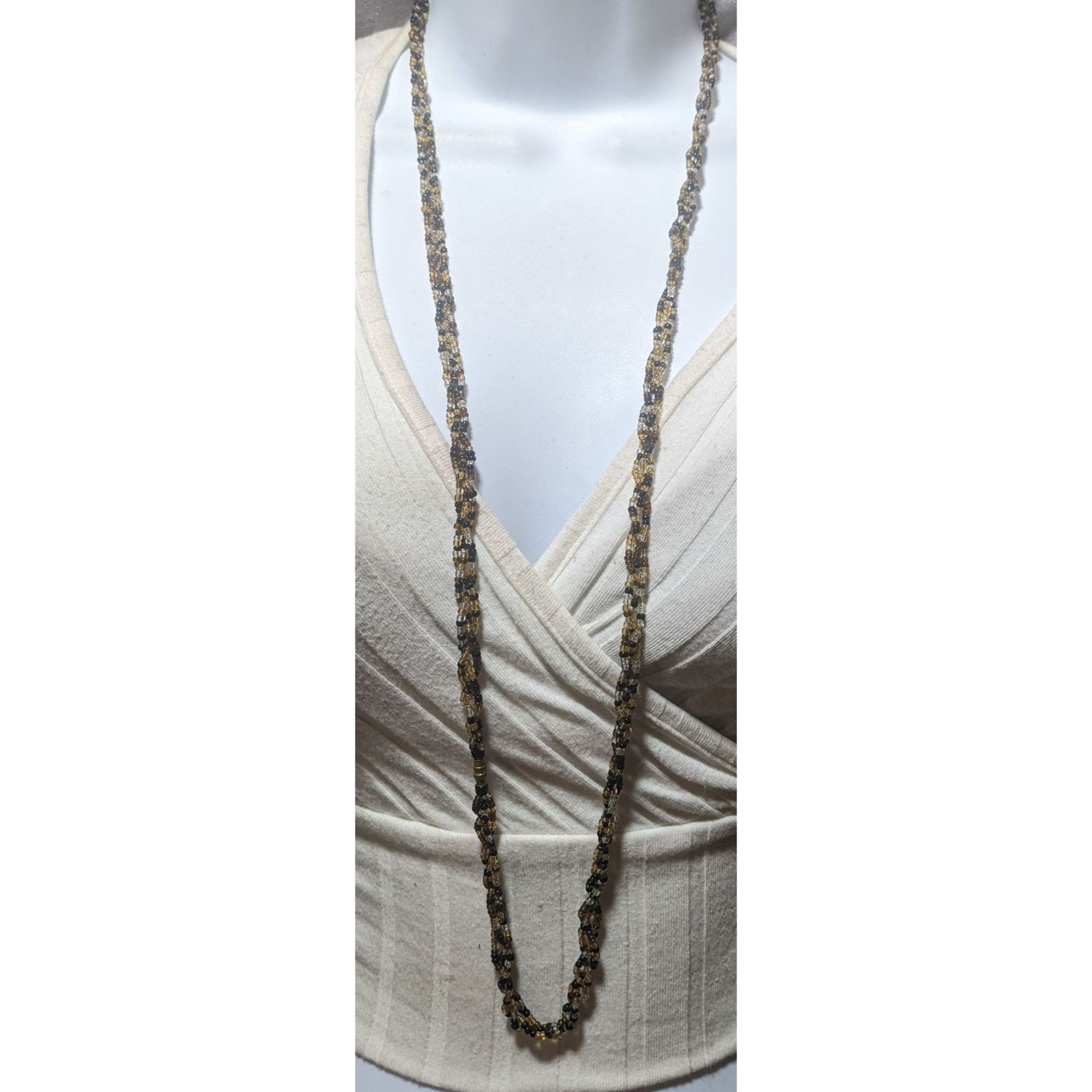 Other Braided Earthy Seed Bead Glass Necklace Size ONE SIZE - 5 Thumbnail