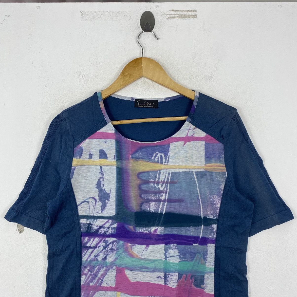 Japanese Brand Takahashi Tensho Hand Printed Art Tee - Japanese Designer M Size US M / EU 48-50 / 2 - 3 Thumbnail