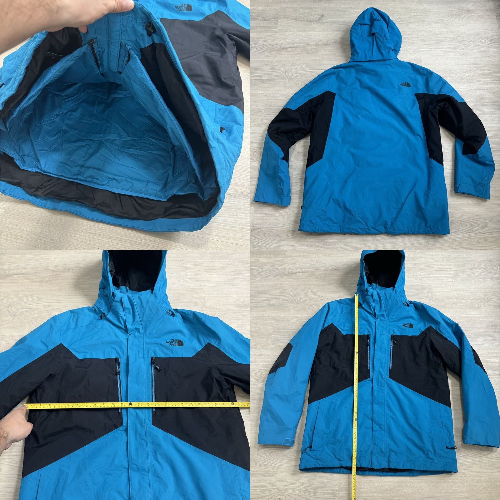 The North Face VINTAGE The North Face Clement Tri Climate Ski Jacket Hooded Waterproof 3-in-1 XL MENS Blue Jacket Size US XL / EU 56 / 4 - 8 Thumbnail