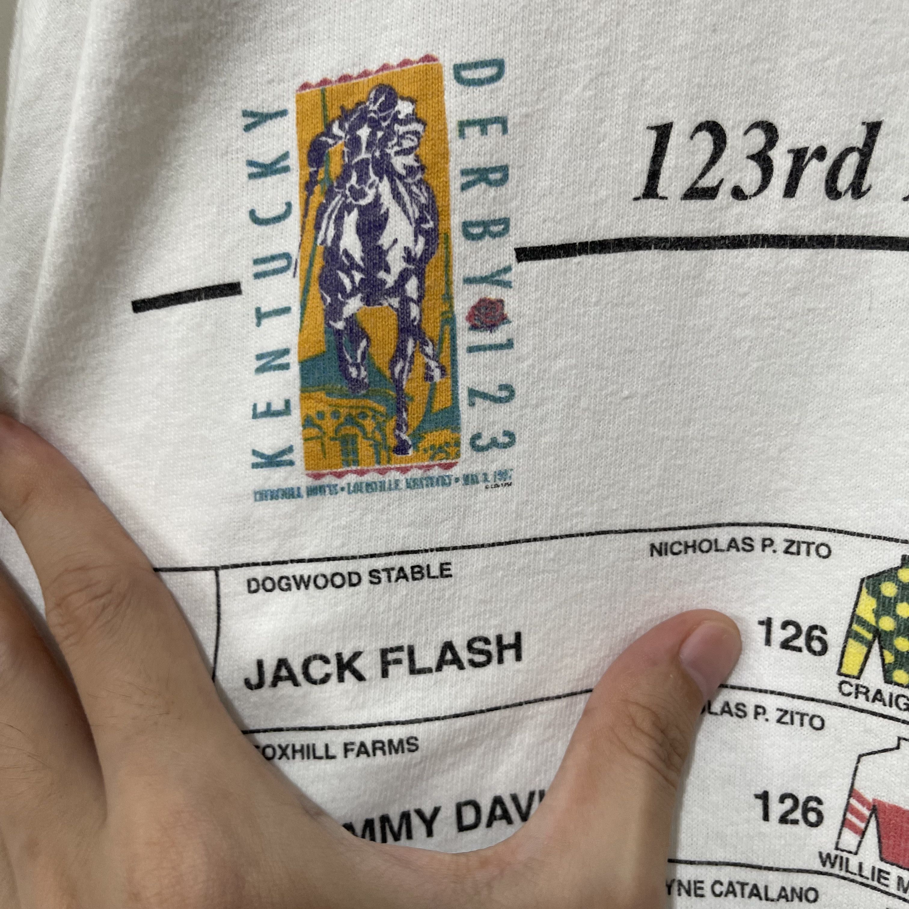 Vintage Vintage 1997 Kentucky Derby T-Shirt Size US XL / EU 56 / 4 - 3 Thumbnail