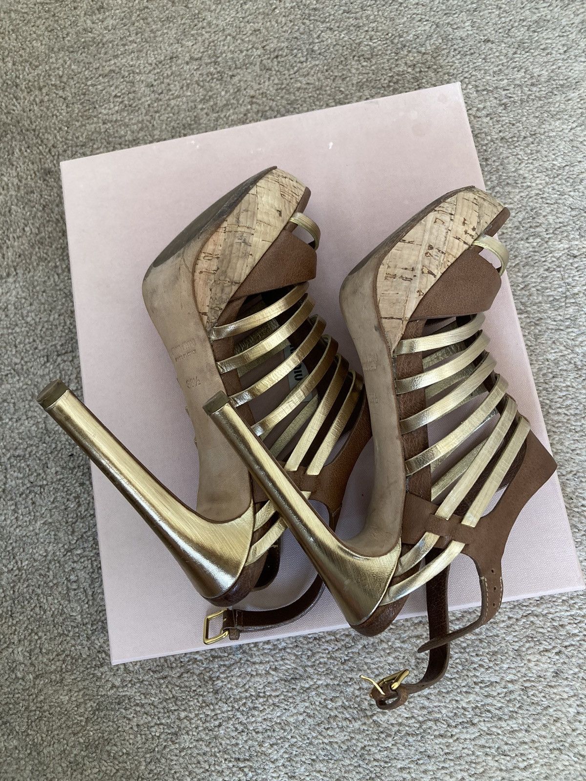 Miu Miu Miu Miu sandals Size US 8.5 / IT 38.5 - 3 Thumbnail