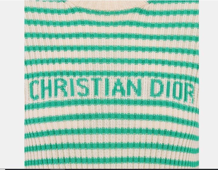 Dior o1w1db10425 444S15A Short-Sleeved Sweater Size XS / US 0-2 / IT 36-38 - 3 Thumbnail