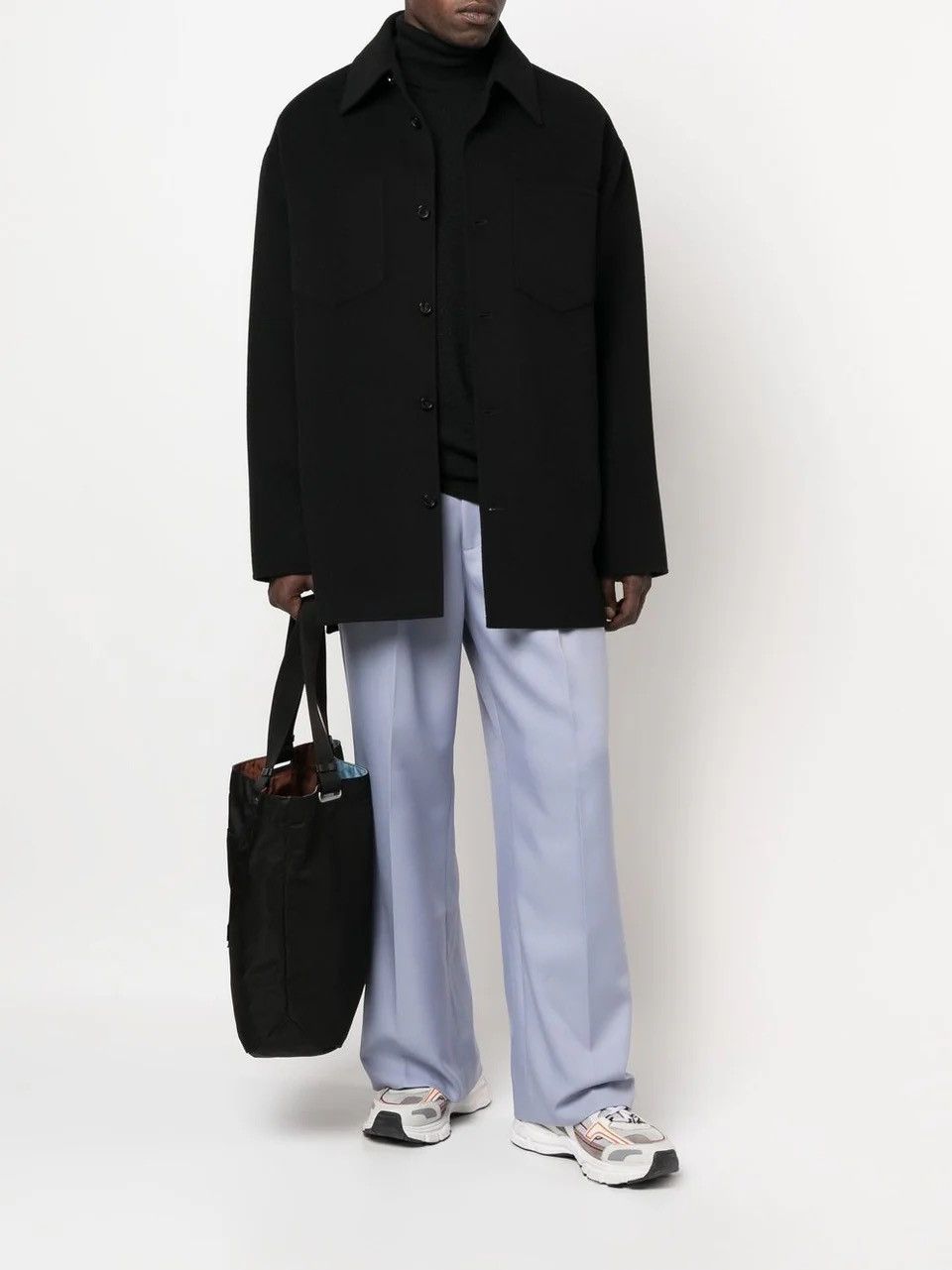 Viktor & Rolf !DS! SS22 Viktor & Rolf Pleat Detail High Closure Pants Size US 30 / EU 46 - 1 Thumbnail