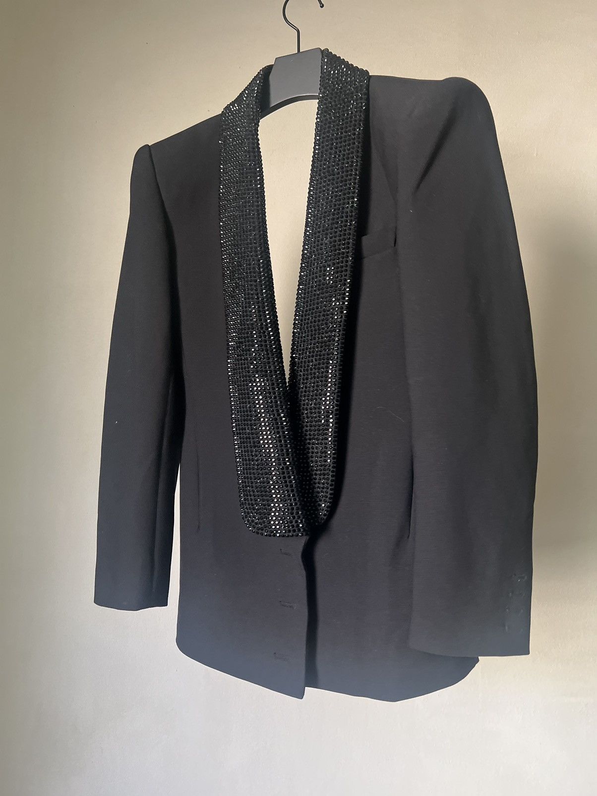 Area open-back tuxedo minidress Size S / US 4 / IT 40 - 2 Thumbnail