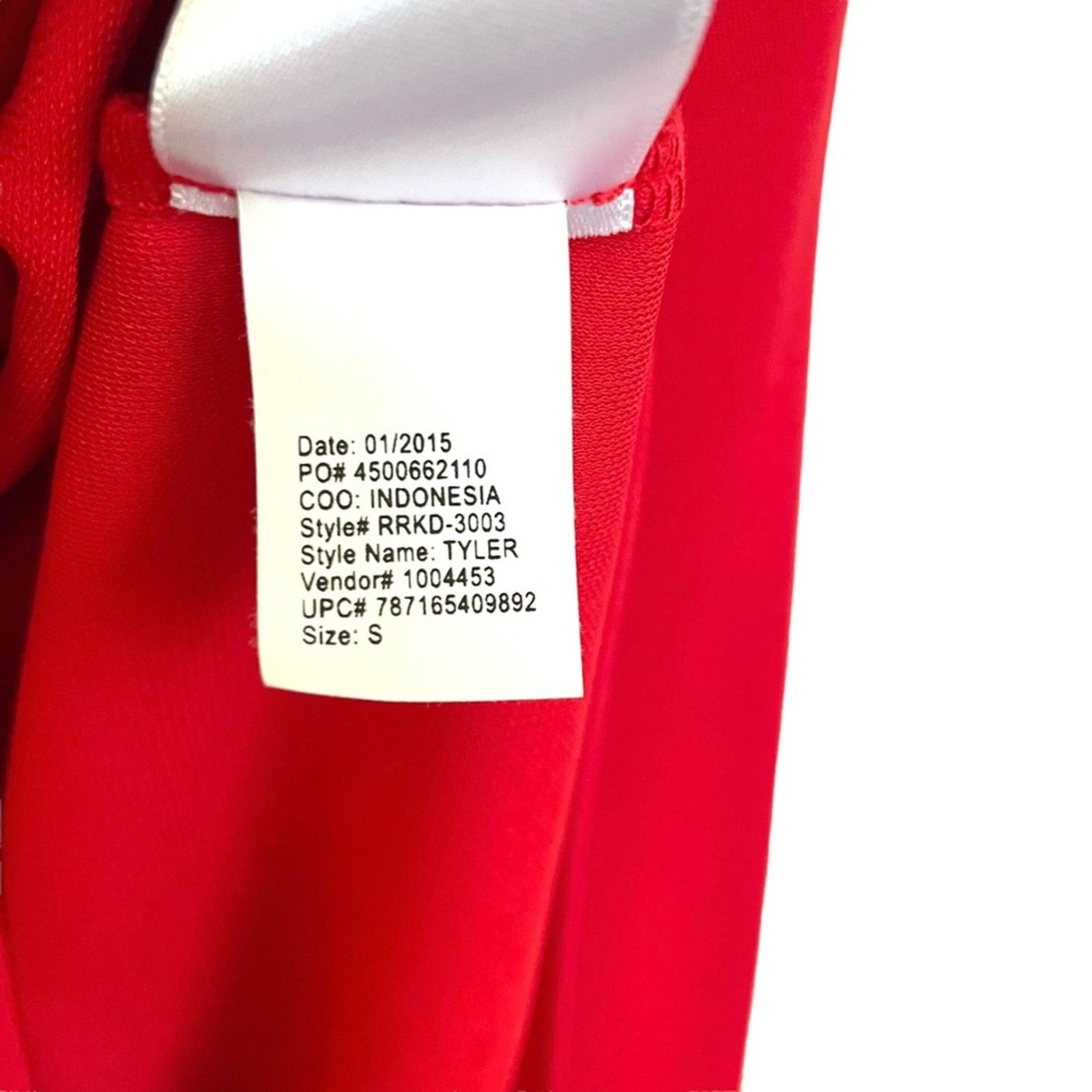 Robert Rodriguez Robert Rodriguez Tyler Red Drape Back Sleeveless Top Blouse Size S / US 4 / IT 40 - 7 Thumbnail
