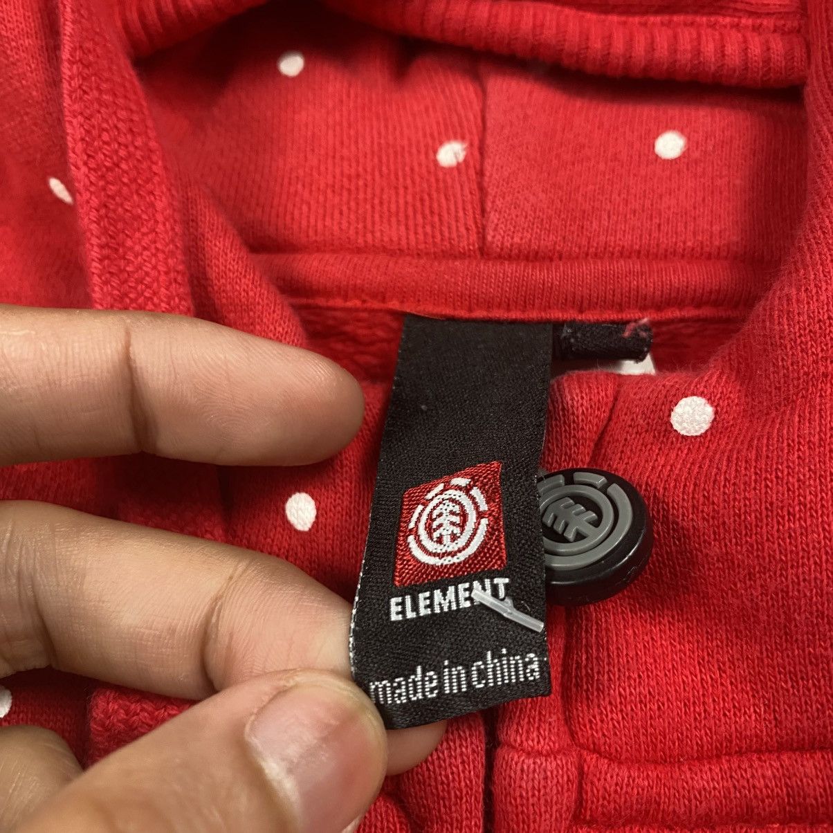 Element Vintage y2k Element Polkadots Zip Up Size US L / EU 52-54 / 3 - 7 Thumbnail
