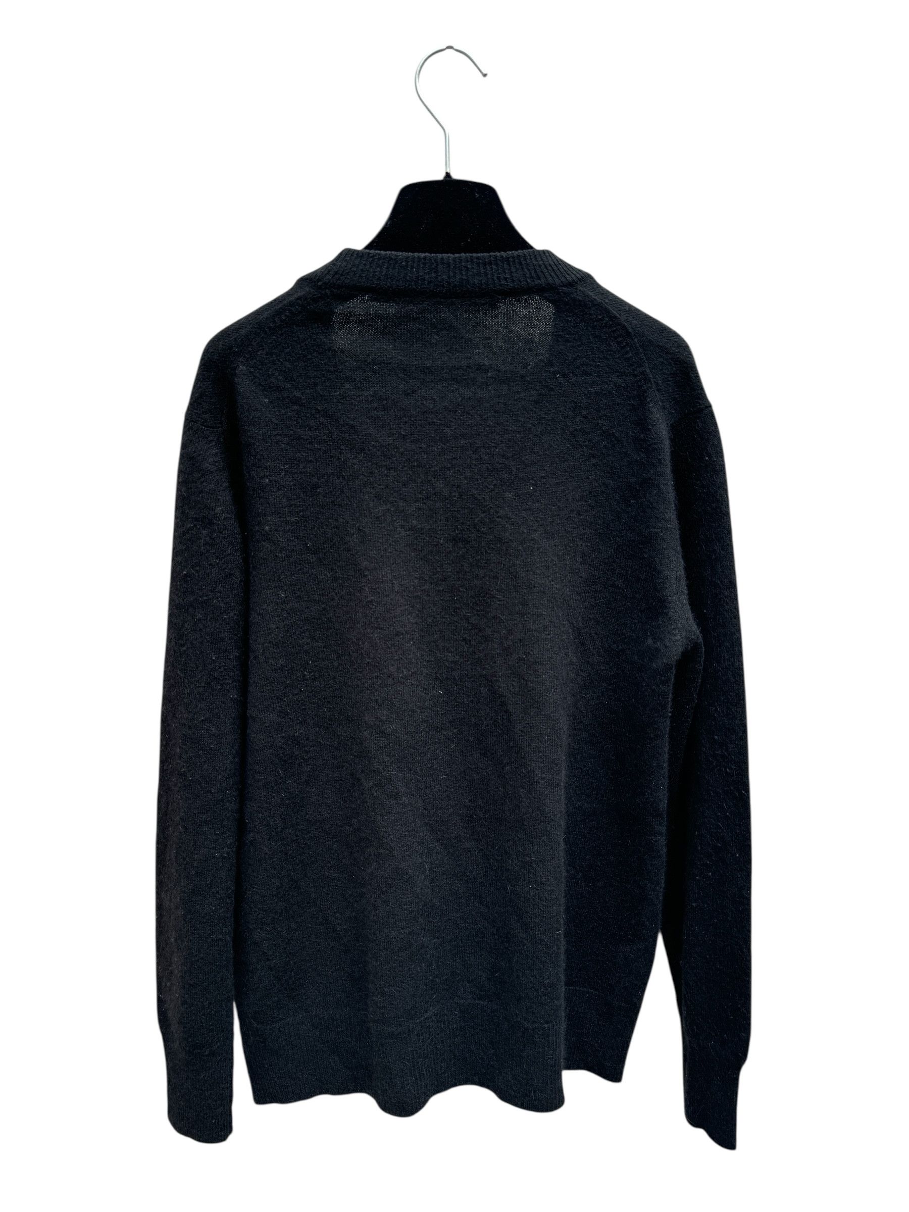 Yves Saint Laurent Black Wool Blend Cardigan Size S / US 4 / IT 40 - 3 Thumbnail