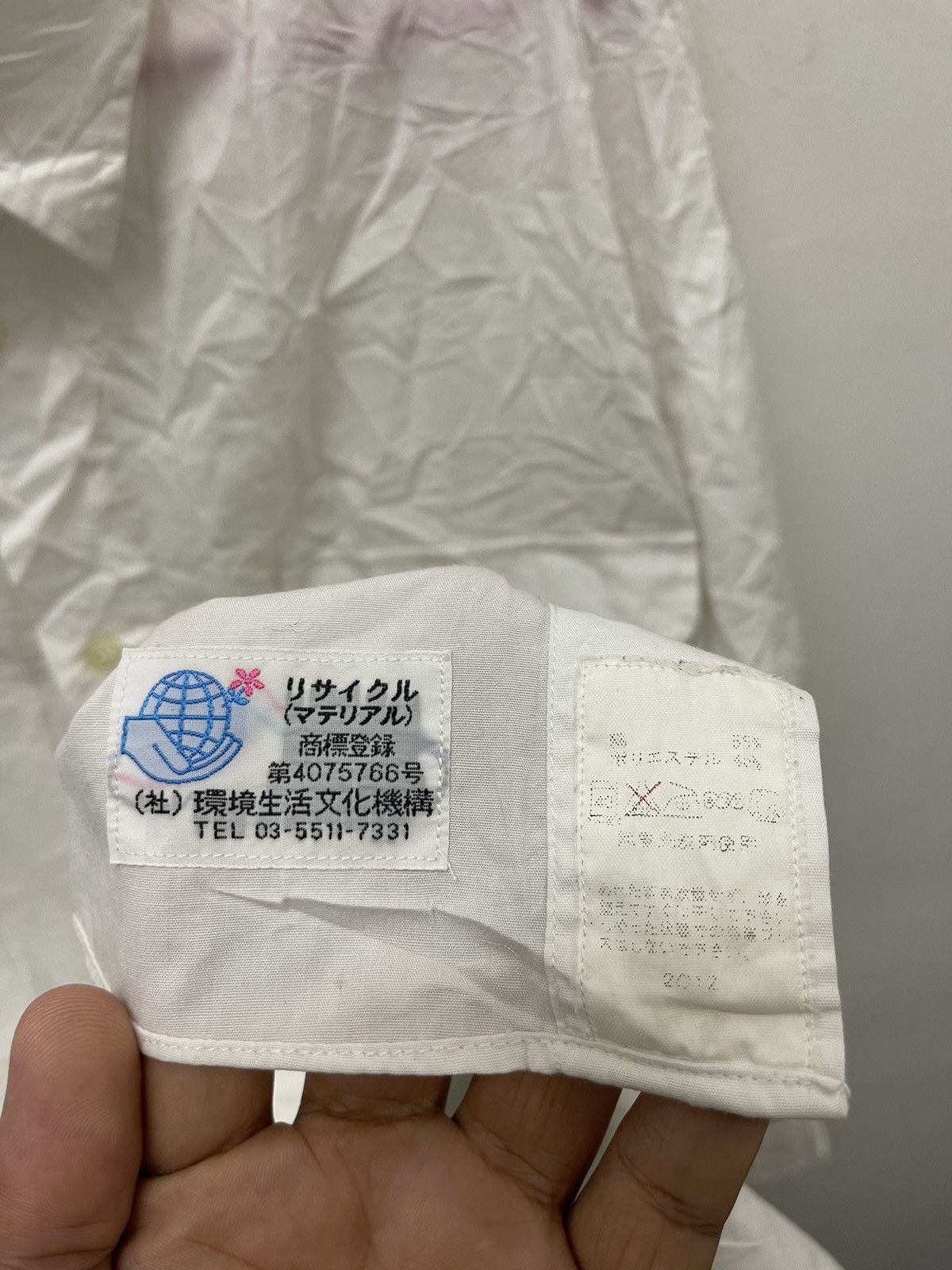Yohji Yamamoto YOHJI YAMAMOTO Plain White For Central Japan Railway Company Size US L / EU 52-54 / 3 - 4 Thumbnail