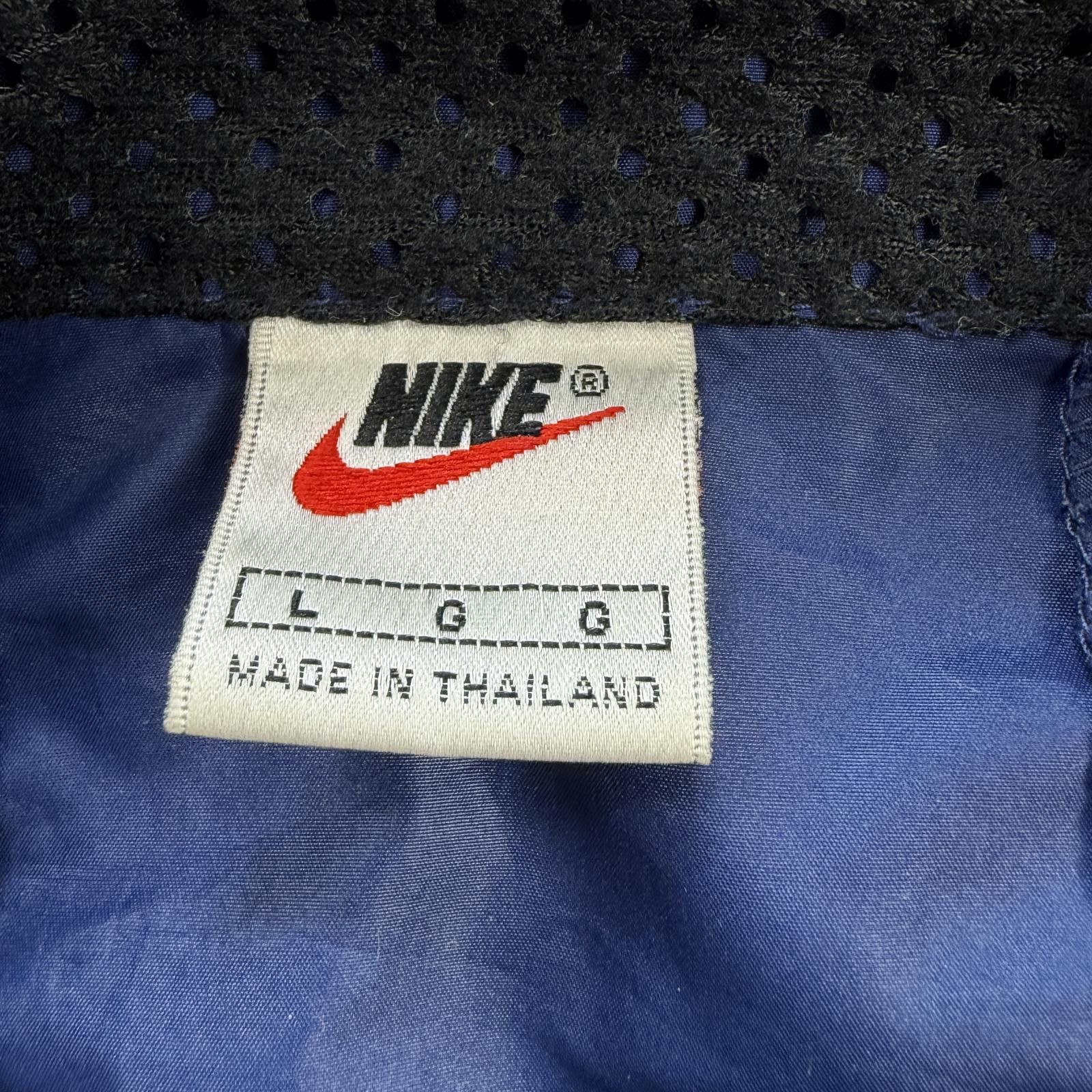Nike Vintage 90s Nike Clima Fit Windbreaker Jacket Navy Zip Mens Size US L / EU 52-54 / 3 - 4 Thumbnail