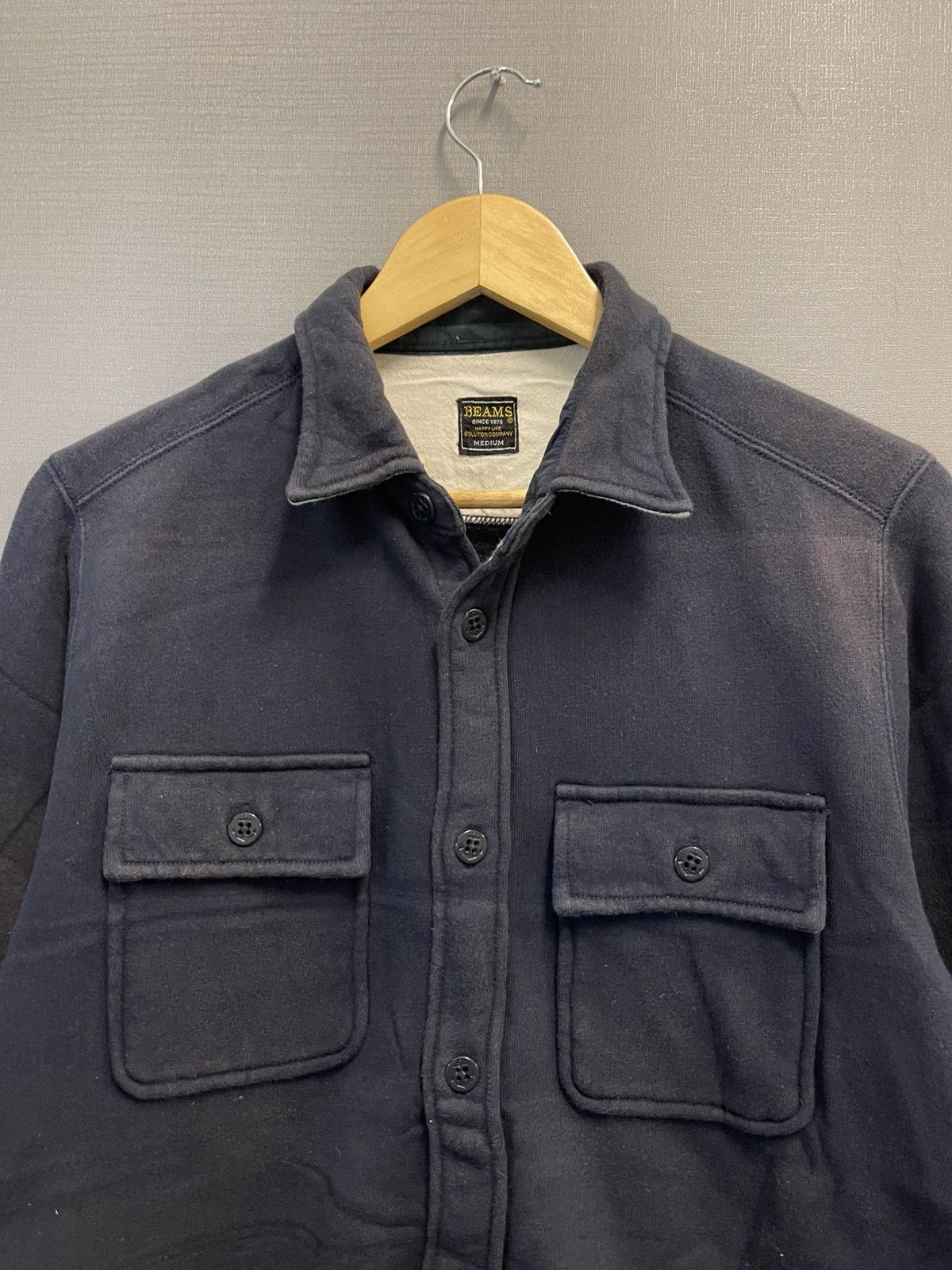 Beams Plus Vintage Beams Sweat Navy Jacket Size US M / EU 48-50 / 2 - 3 Thumbnail