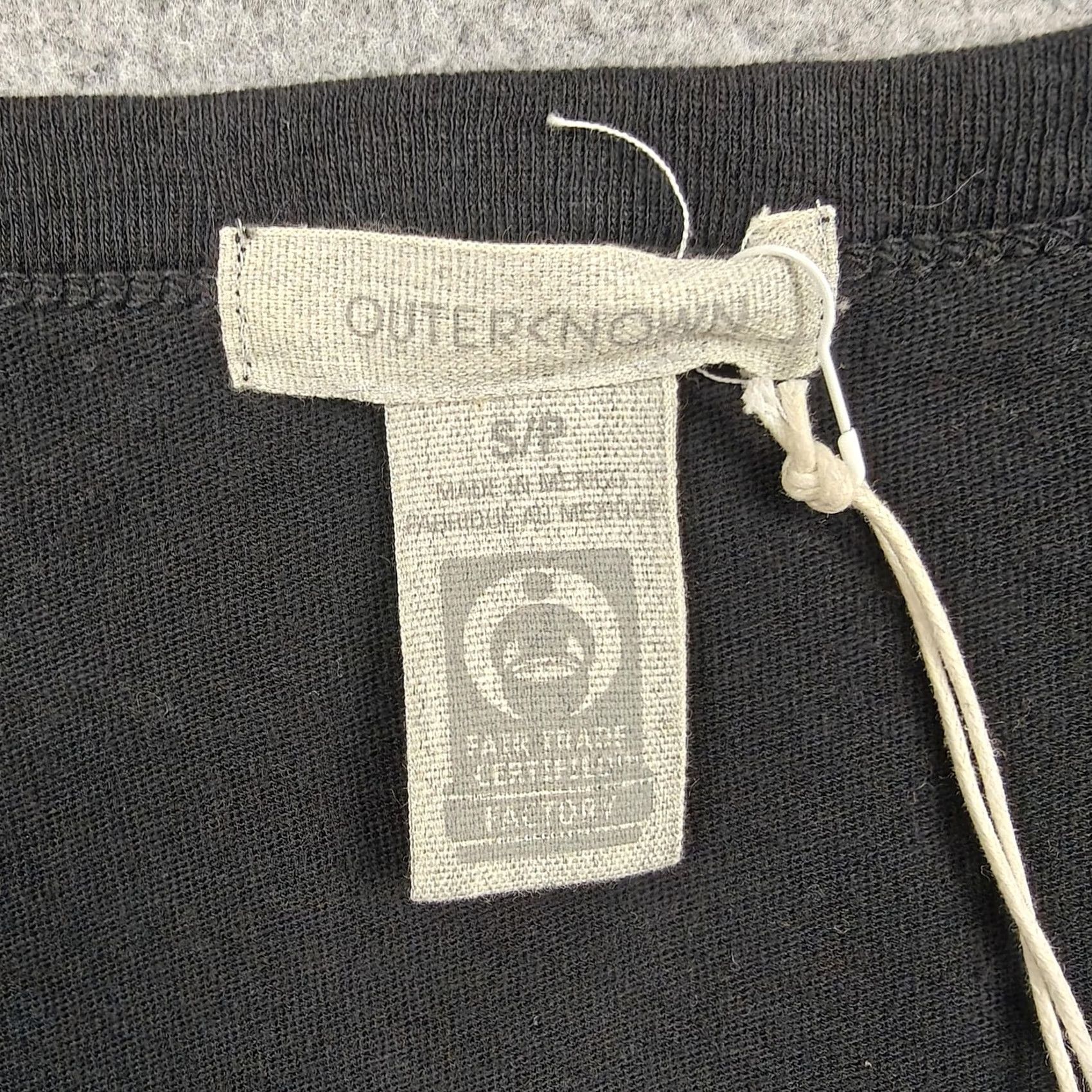 Outerknown Outerknown Shirt Womens Small Black Sunny Scoop Neck Short Sleeve T-Shirt New Size S / US 4 / IT 40 - 3 Thumbnail