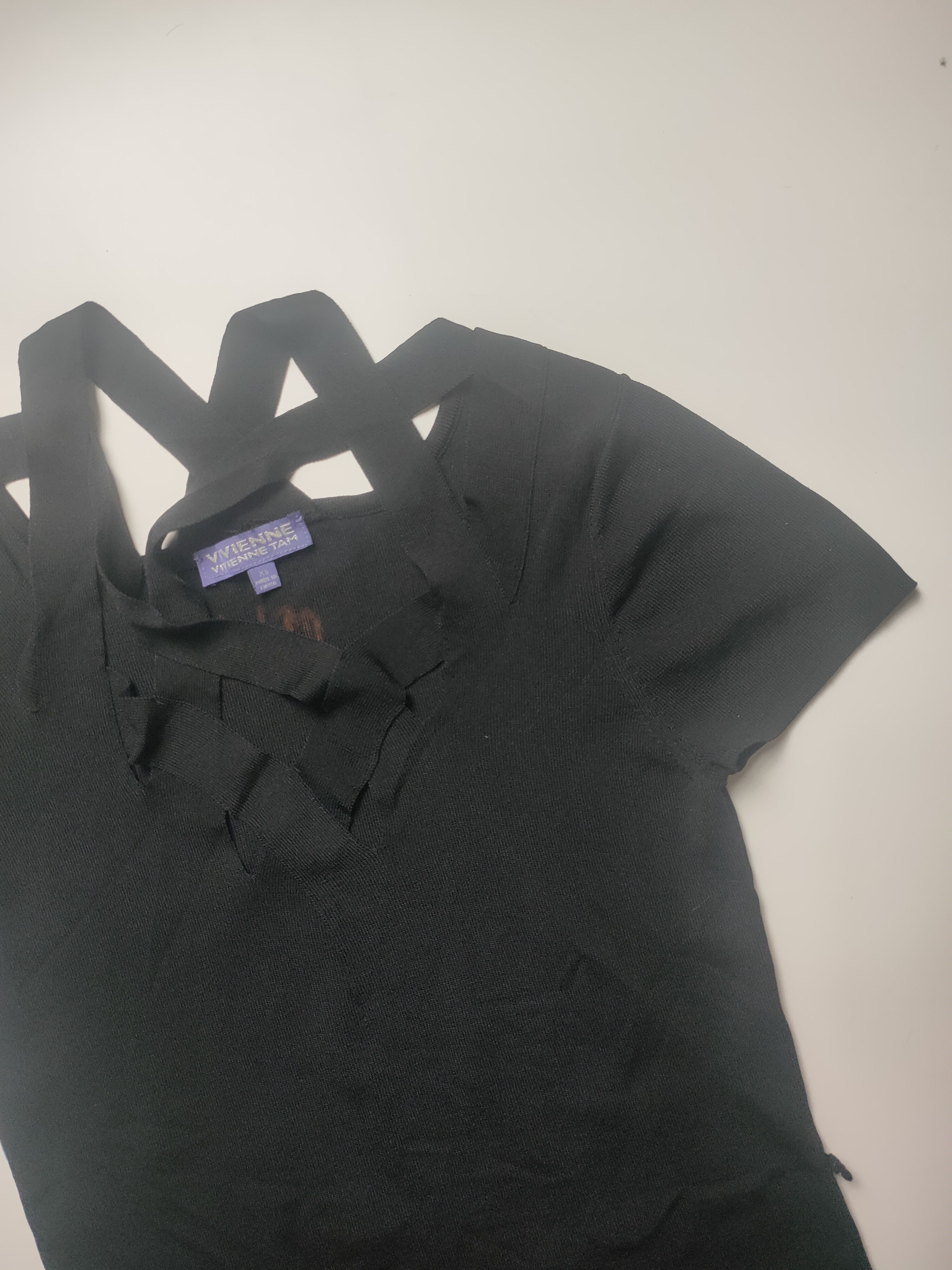 Vivienne Tam Vivienne Tam Y2K Black Cutout Dress Size XS / US 0-2 / IT 36-38 - 11 Thumbnail