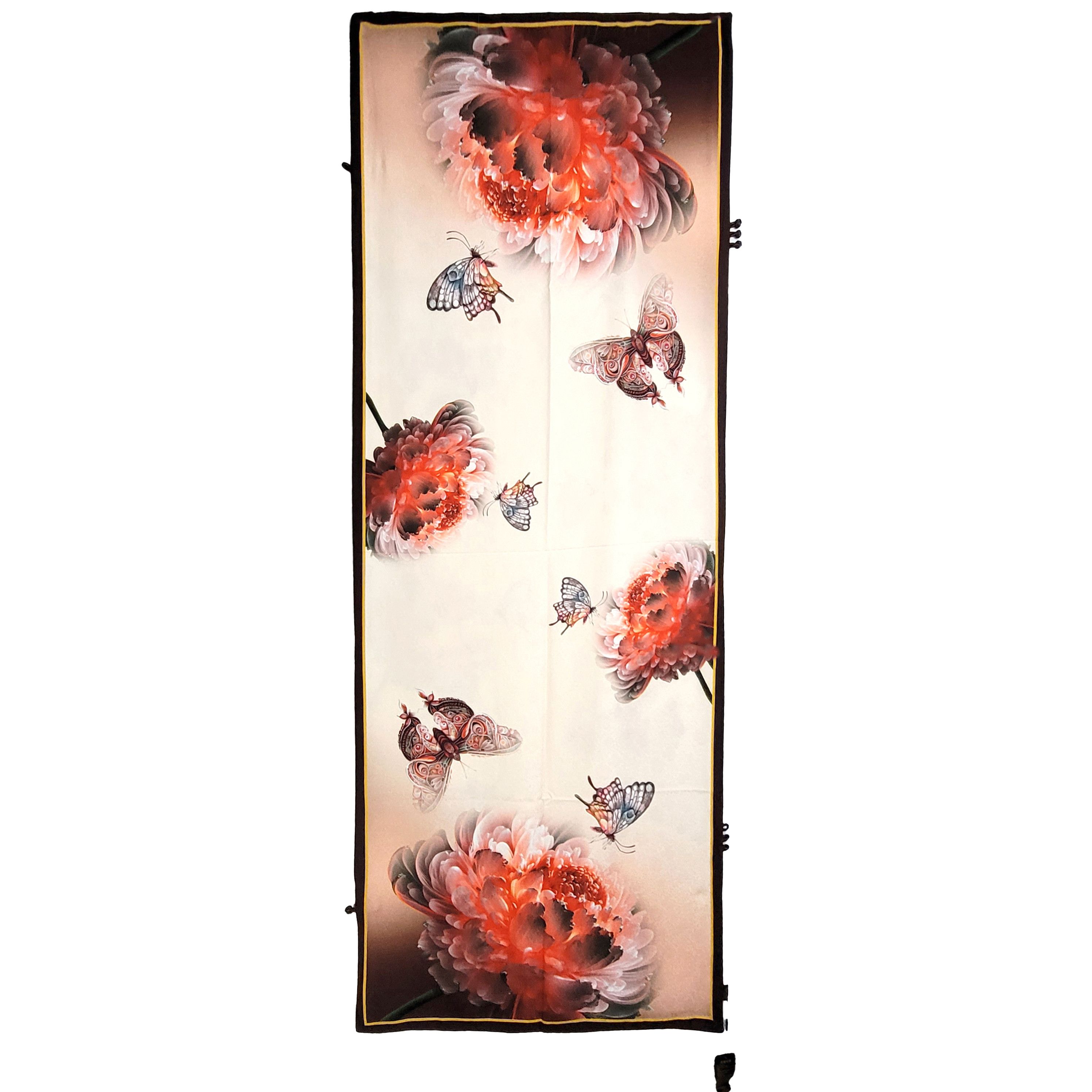 Other NWT Double-Sided Double-Layer Long Silk Scarf 27"x70" PK5996 Size ONE SIZE - 3 Thumbnail