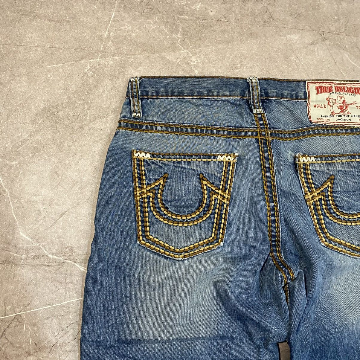 Other VINTAGE TRUE RELIGION DENIM PANTS STREETWEAR BIG LOGO 00s Size US 36 / EU 52 - 3 Thumbnail