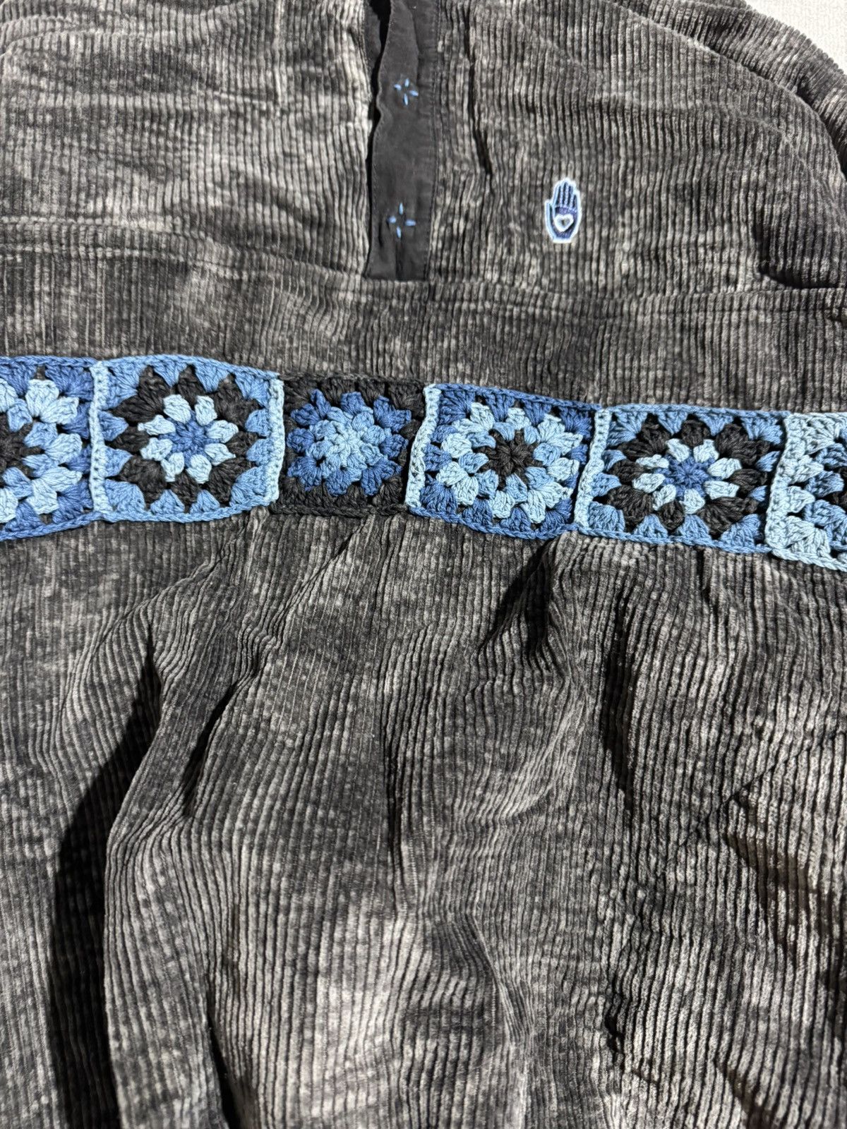Story Mfg. Organic cotton corduroy crotchet pullover Size US L / EU 52-54 / 3 - 2 Thumbnail