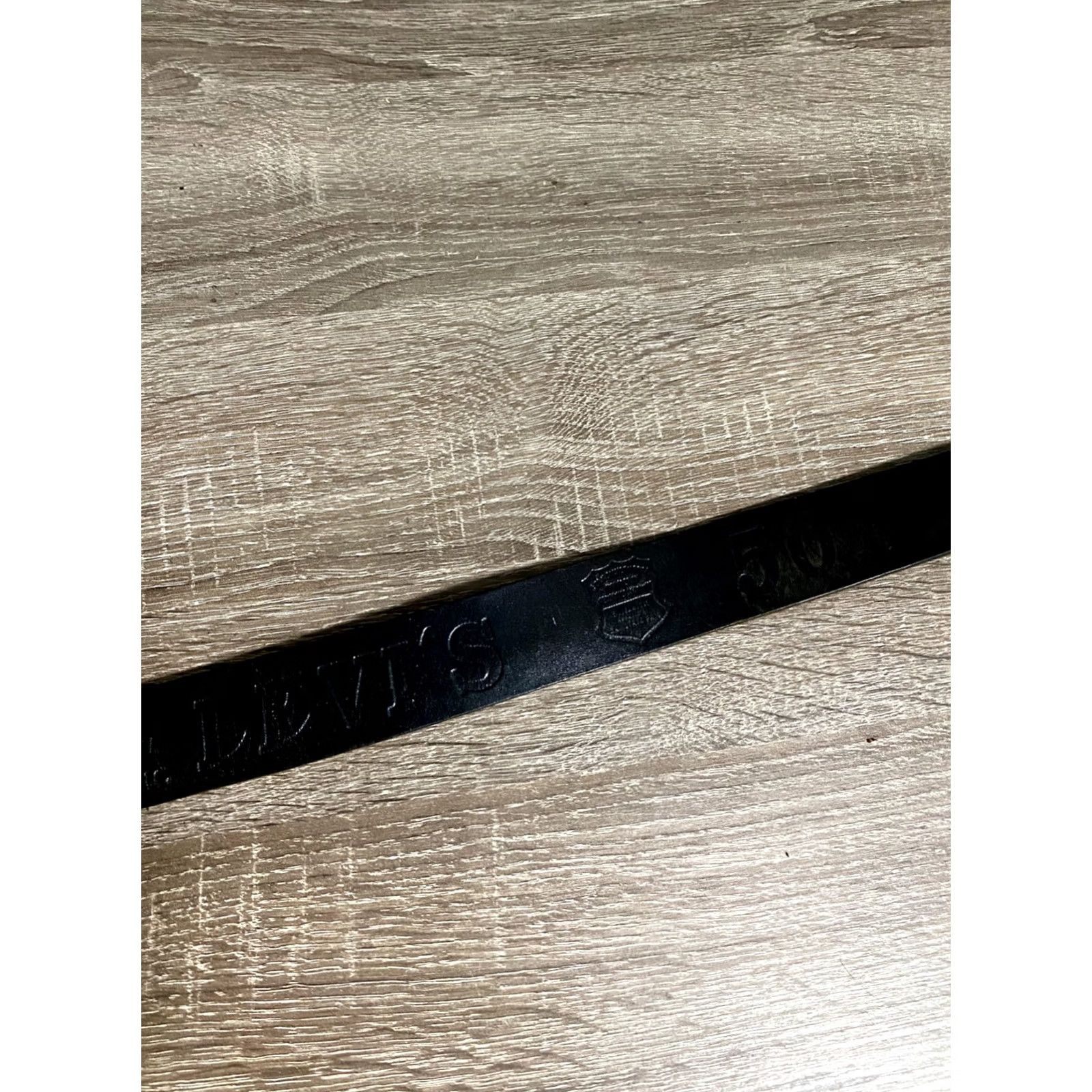 Levi's VINTAGE Levi’s Leather Japanese Metal Punk Rock Emo One Size Mens Black Size ONE SIZE - 5 Thumbnail