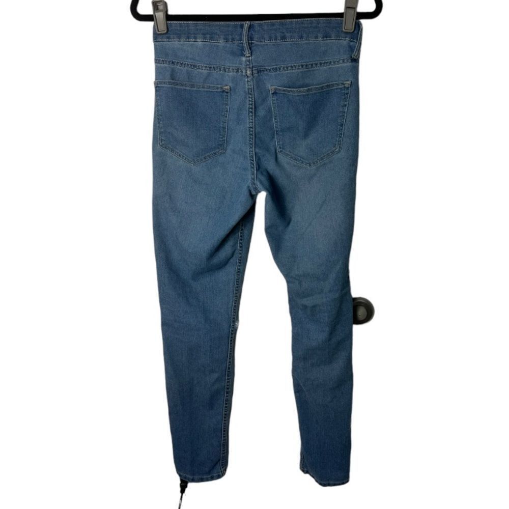 H&M H&M SZ 27 skinny ankle distressed jeans Size 27" / US 4 / IT 40 - 2 Thumbnail