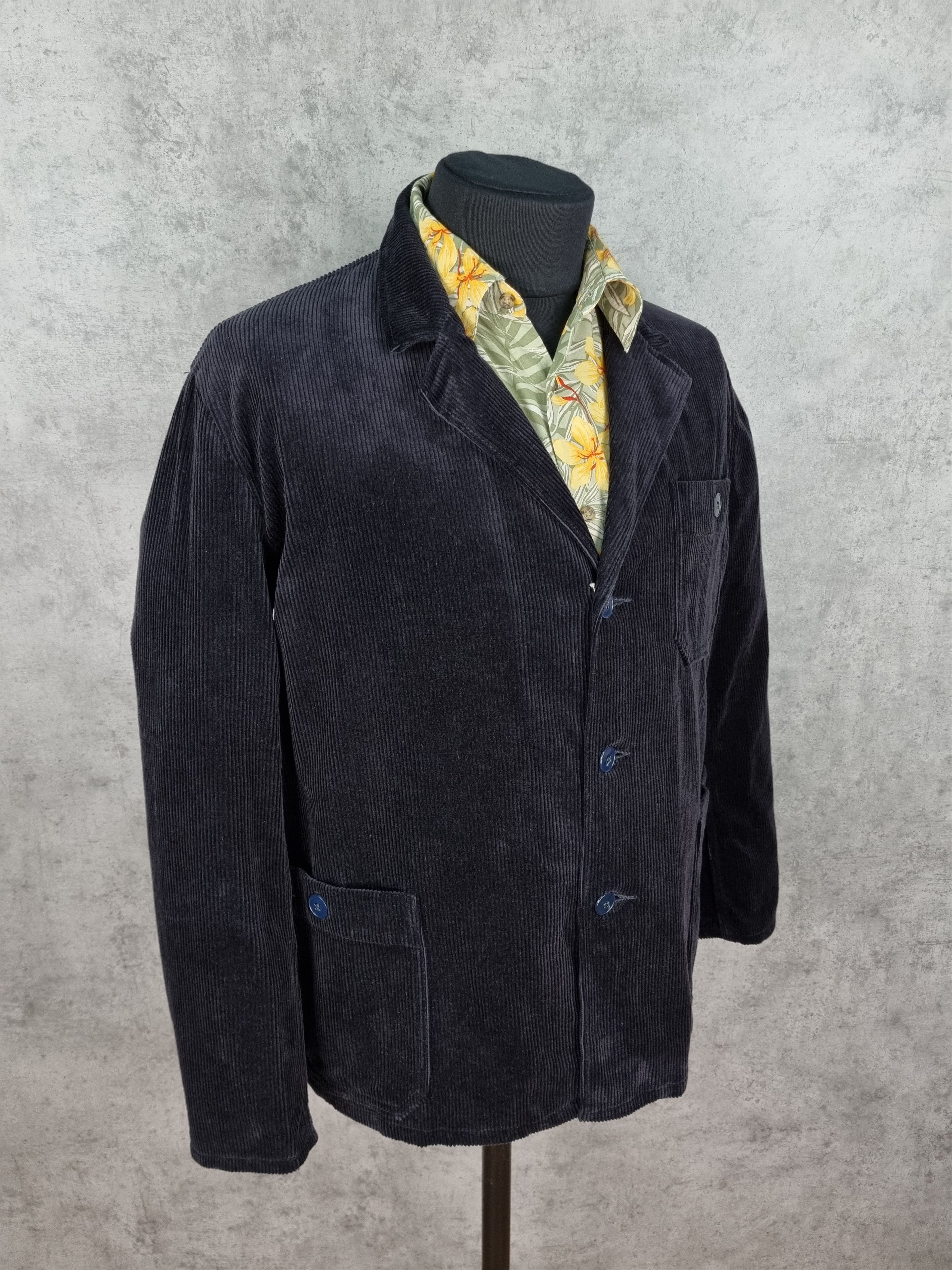 Le Laboureur × Vetra 90s New VEB Oberbekleidung Berlin Corduroy Blazer Jacket Size US L / EU 52-54 / 3 - 8 Thumbnail