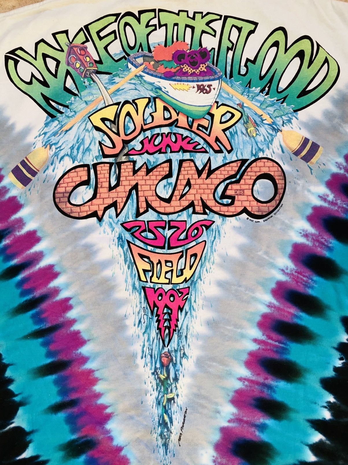 Grateful Dead × Liquid Blue Liquid Blue USA Wake Of Flood 1992 NikeSB Pleasures Size US L / EU 52-54 / 3 - 12 Thumbnail