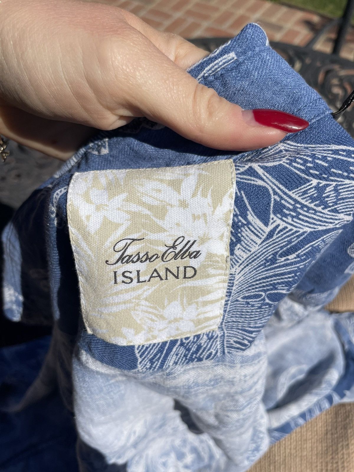 Tasso Elba × Tommy Bahama × Zara tasso elba Hawaiian tropical button down silk shirt sz L Size US L / EU 52-54 / 3 - 4 Thumbnail