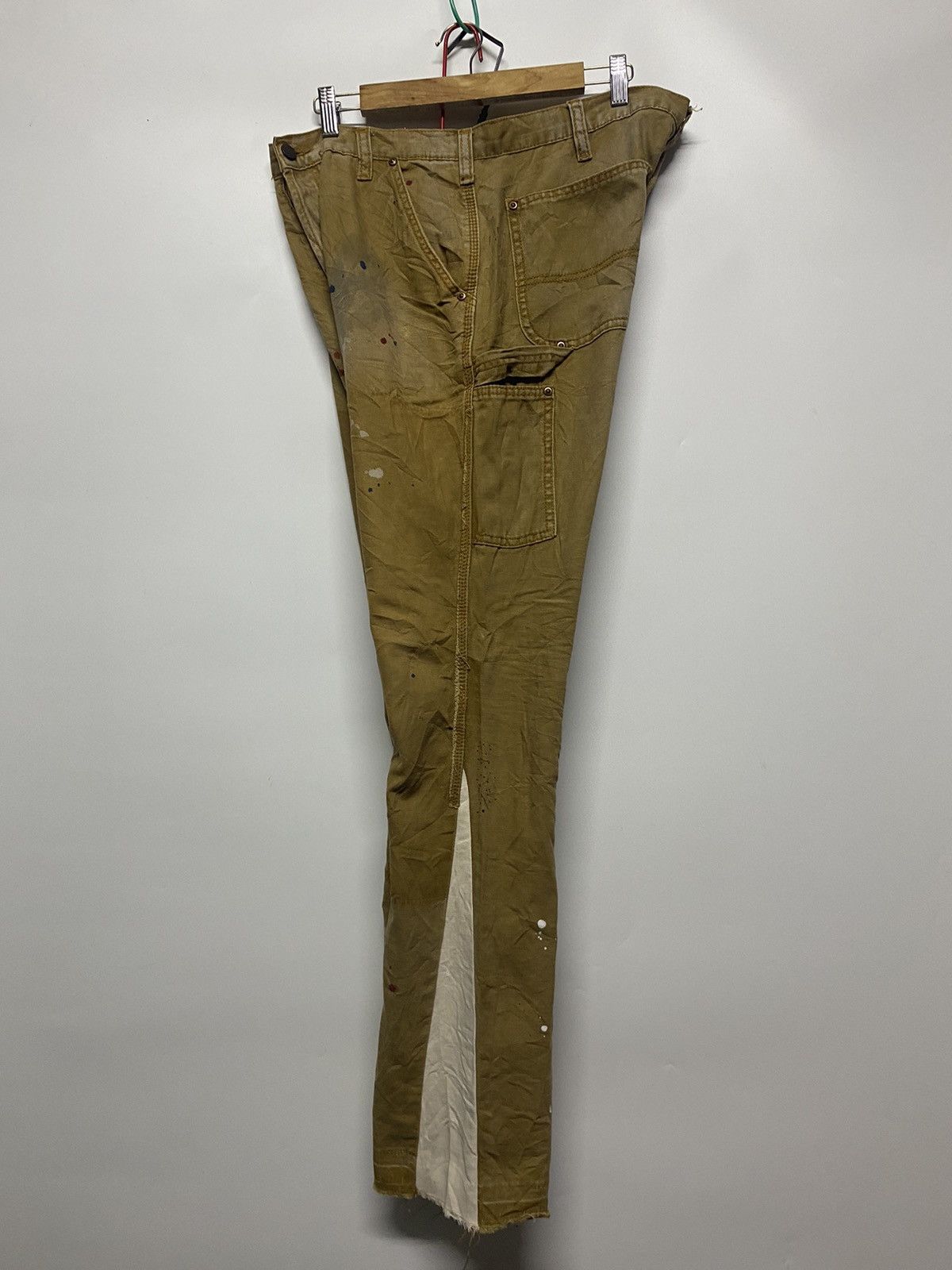 Japanese Brand × MNML MNML Japanese Brand Distressed Carpenter Bootcut Pants Size US 36 / EU 52 - 5 Thumbnail