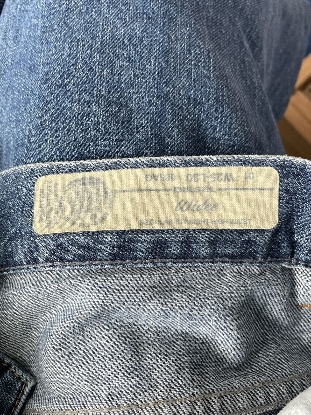 Diesel × Vintage Diesel Vintage Wide Leg Baggy Denim Jeans Pants Trousers Y2k Size 25" / US 0 / IT 36 - 13 Thumbnail