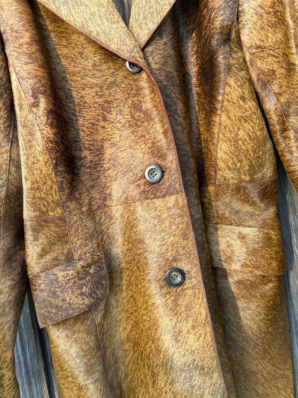 Aquascutum Iconic AQUASCUTUM Pony Skin Luxury Coat woman IT size 44 Size M / US 6-8 / IT 42-44 - 7 Thumbnail