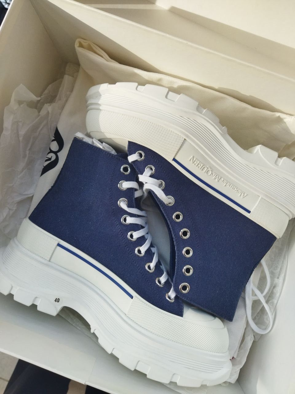 Alexander McQueen × MCQ Alexander McQueen Tread Slick Sneakers Size US 7.5 / EU 40-41 - 1 Thumbnail