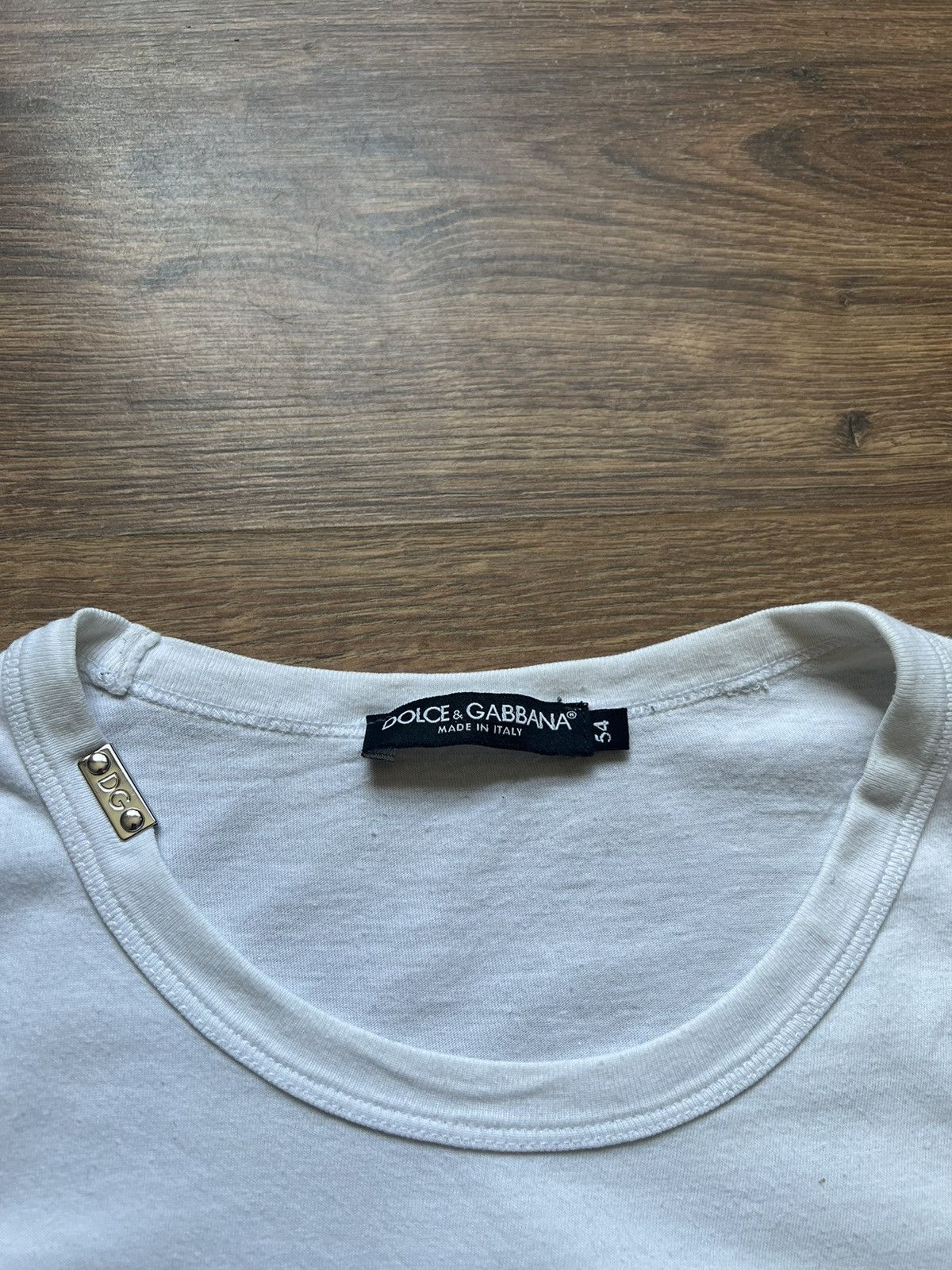 Dolce & Gabbana × Vintage Rare Dolce&Gabbana Man Odyssey Glorious T-Shirt Size 54 Size US XL / EU 56 / 4 - 5 Thumbnail