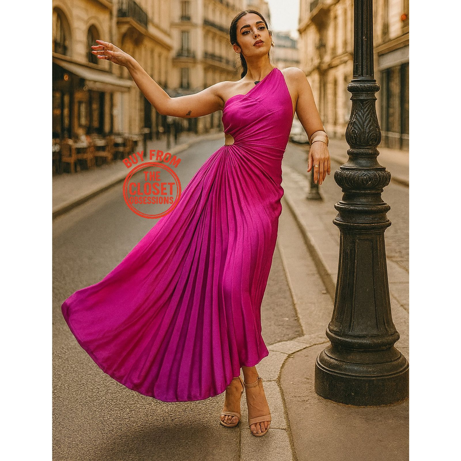 black and white dress designs in pakistan Pakistani Chiffon Color Choice Grace Red Midi Dress HEELED Color:26#