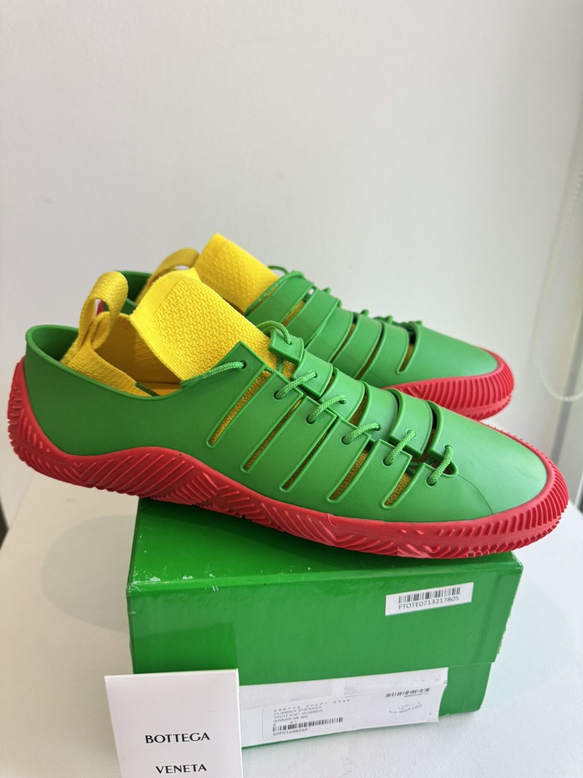 Bottega Veneta Bottega Veneta Tech Knit Rubber Climber Sneaker Shoe Size US 8 / EU 41 - 1 Thumbnail